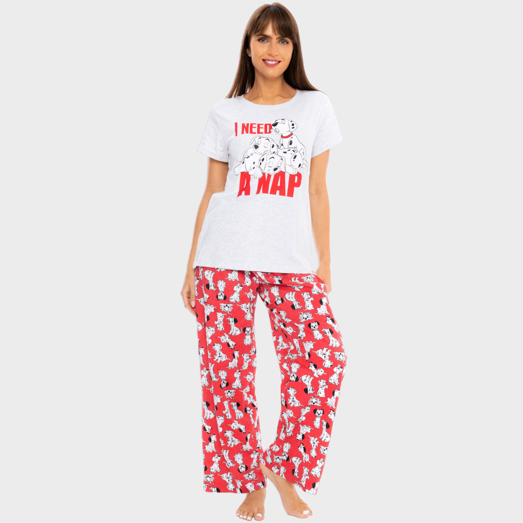 Ladies 101 Dalmatian Pyjamas I Adults I