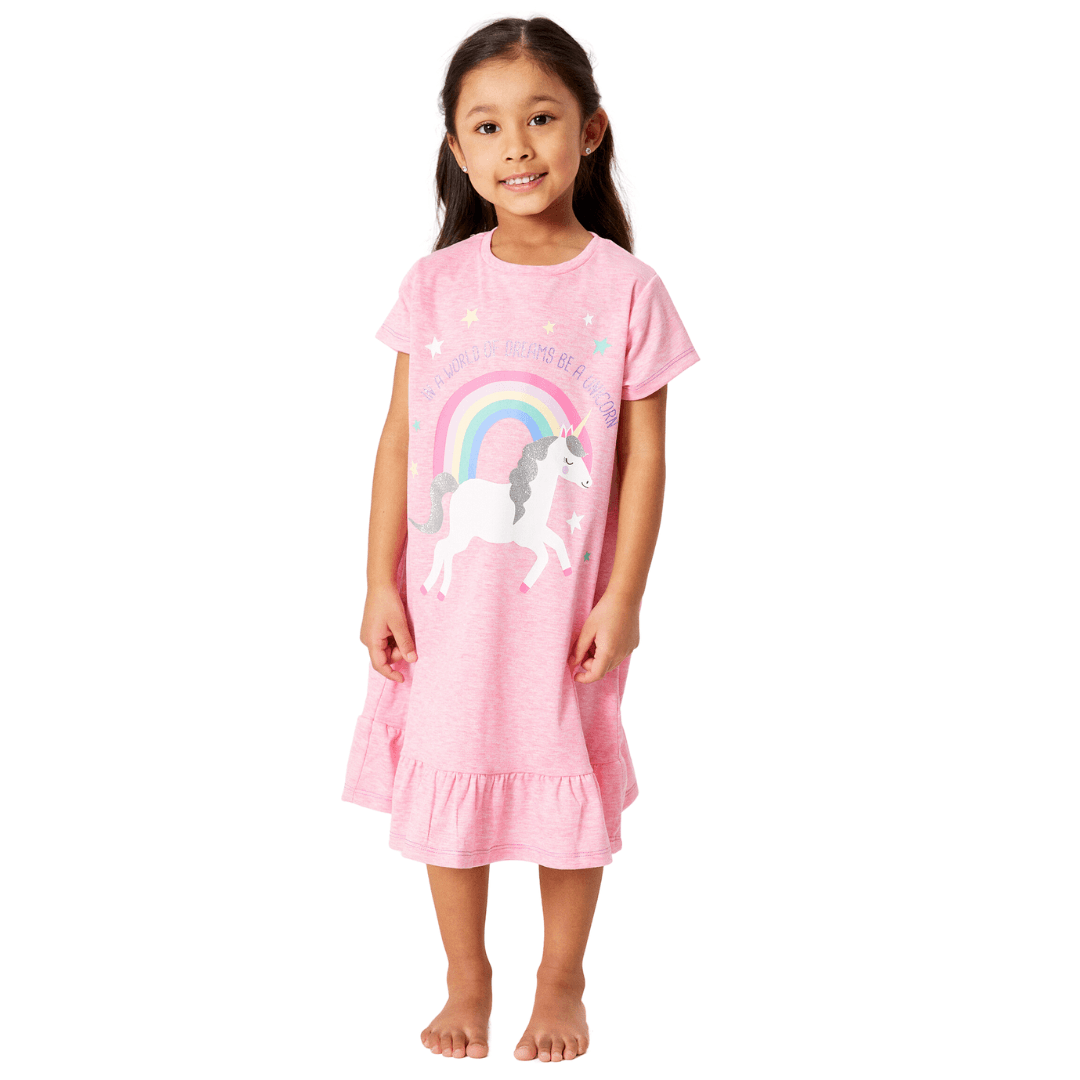 Harry Bear Vestito Arcobaleno A Strati Per Bambina In Cotone Morbido – Abito Da Giornata Con Fiocco E Pois Blu