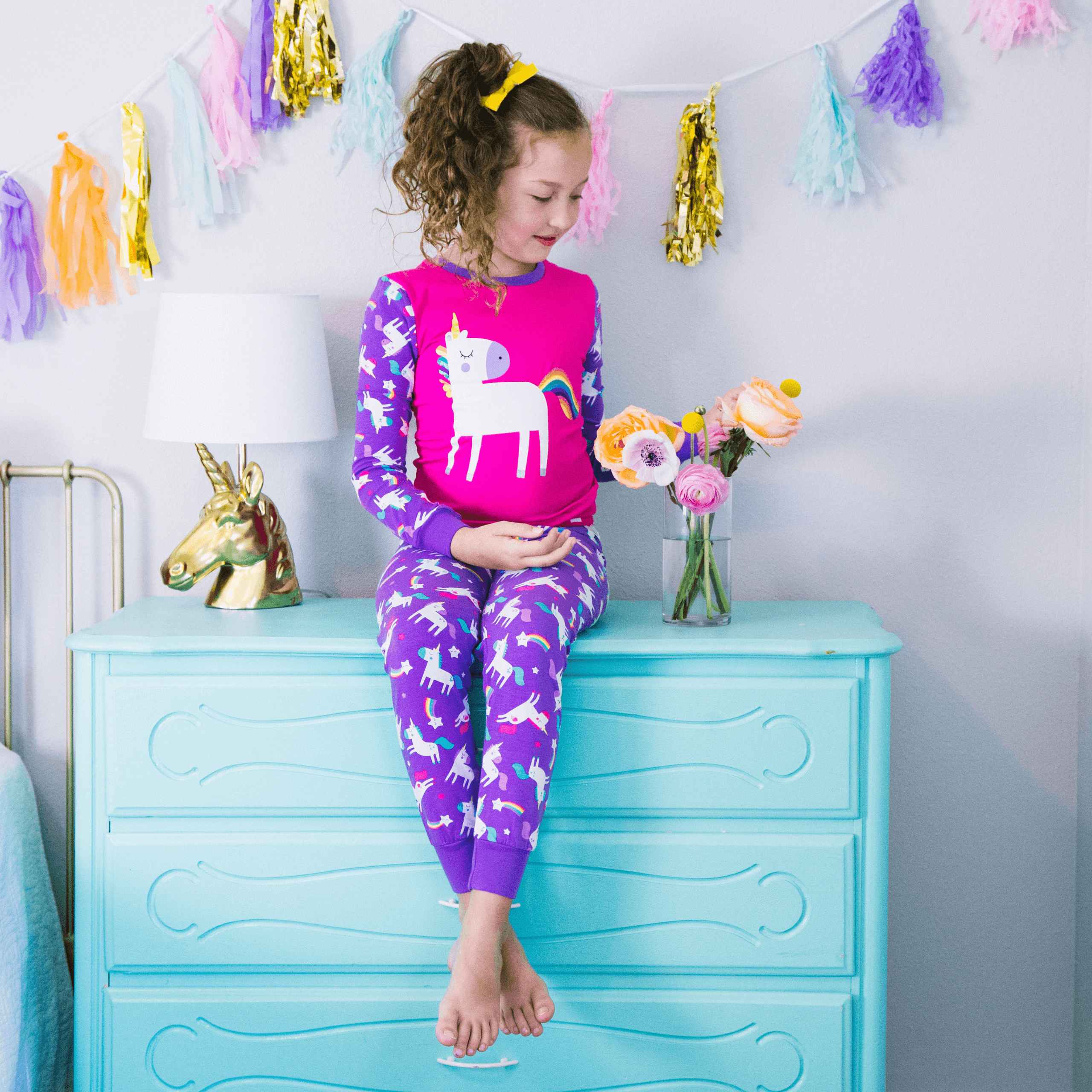 Harry Bear Eenhoorn pyjama slim fit Harry Bear Eenhoorn pyjama slim fit