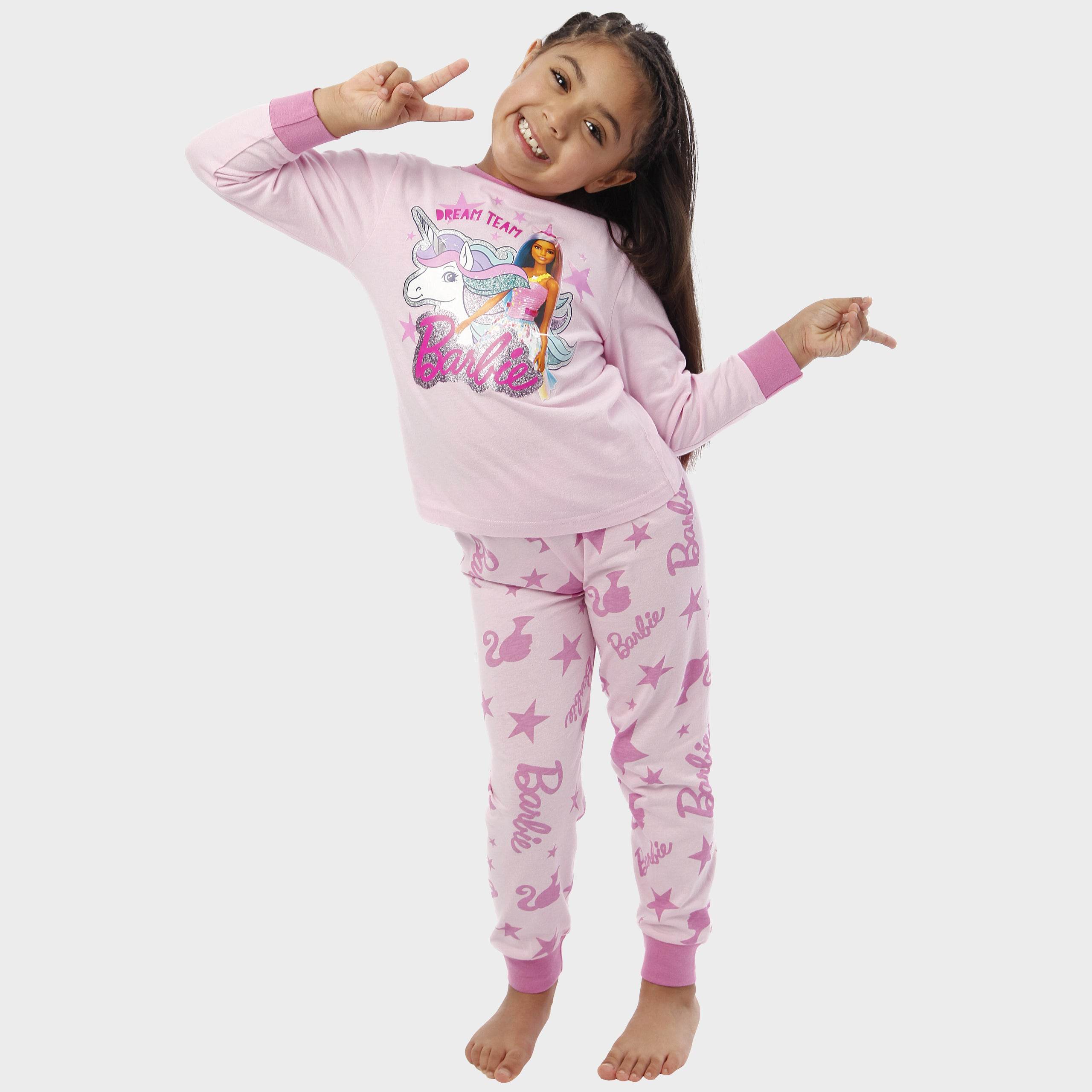 INTIMO Mattel Barbie Dream Team Unicorno Migliore Amica Pigiama Da Notte Per Ragazze 8~p121902888