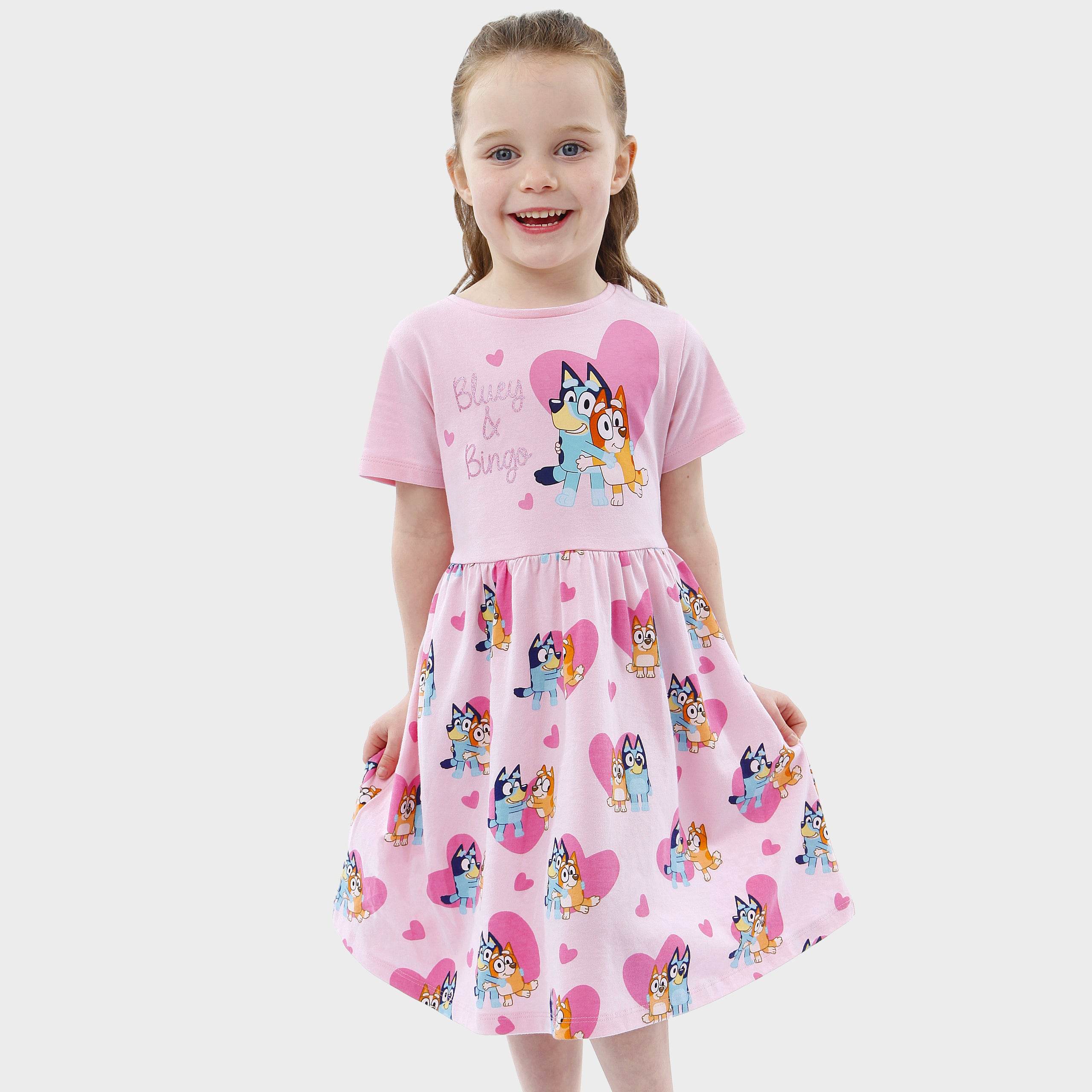 bluey dress Bluey and Bingo Dress | Girls Summer Dress | Kids