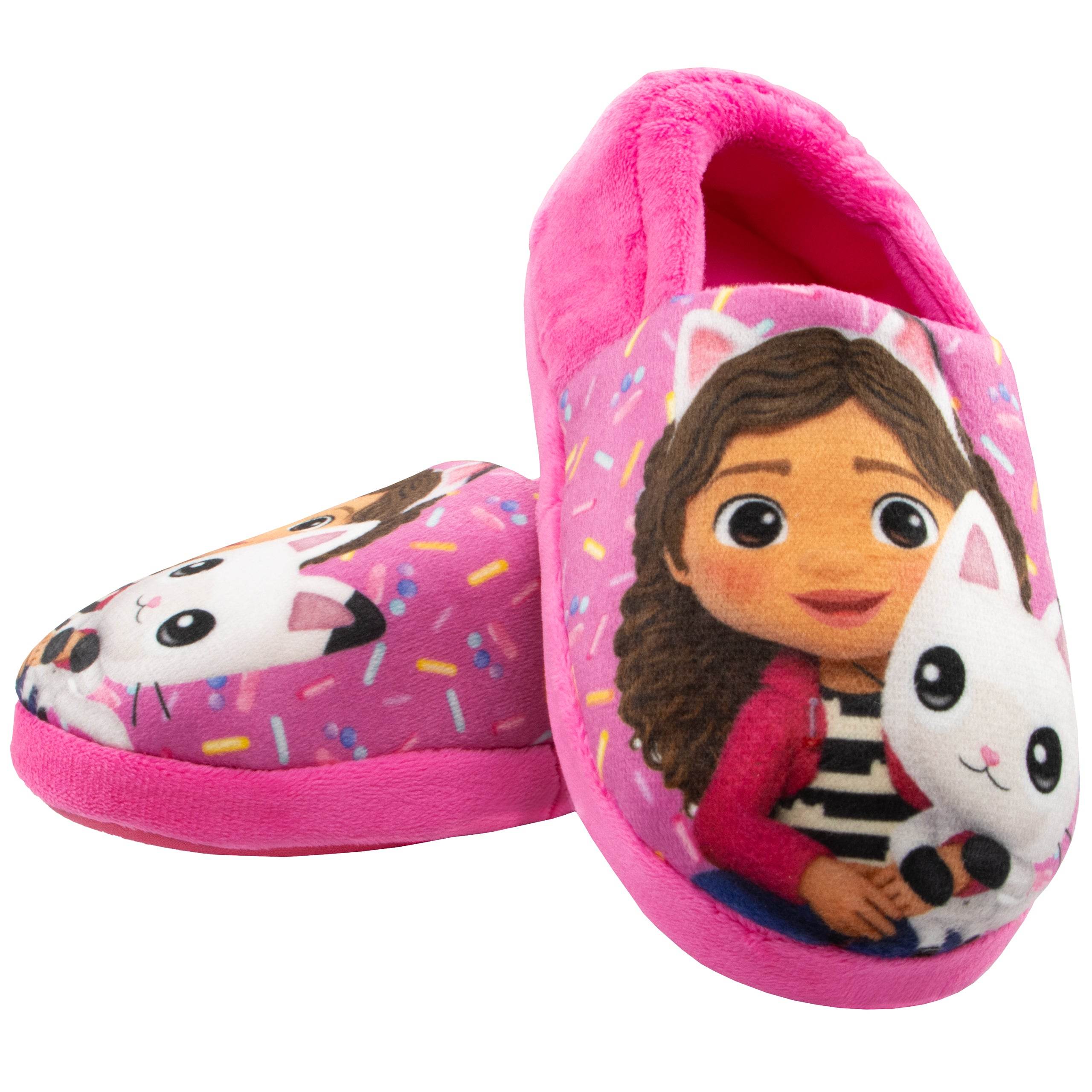Gabby s Dollhouse Slippers Girls Fluffy Slippers Character gabby-s-dollhouse-slippers-girls-fluffy-slippers-character