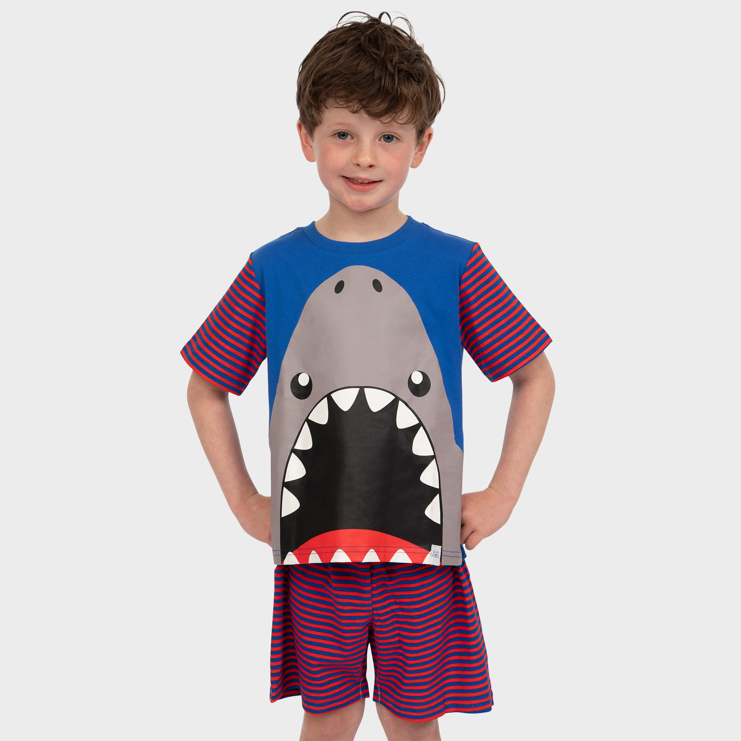 Harry Bear Meisjes Badpak hart blauw 110