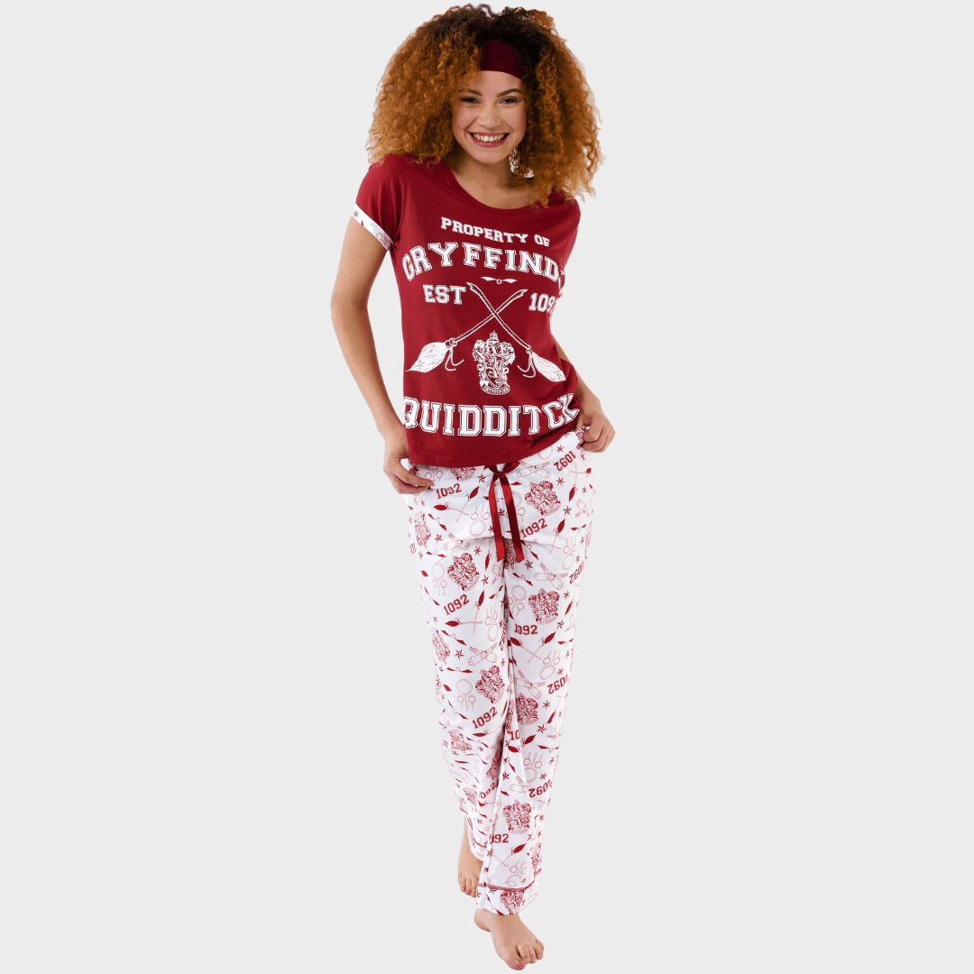 Ladies Harry Potter Quidditch Pyjamas Adults