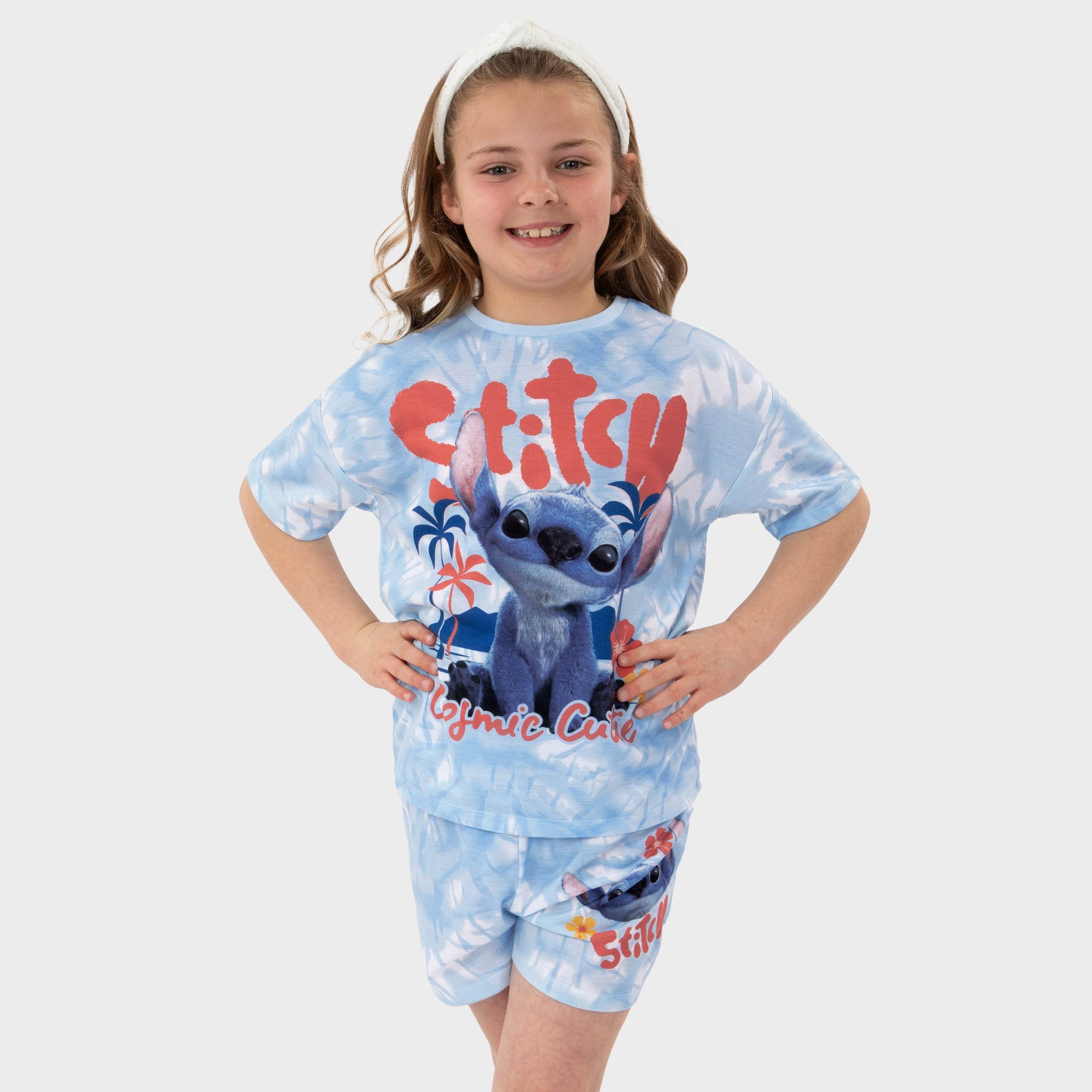 Lilo And Stitch Girls Short Pyjamas Girls Short Pjs