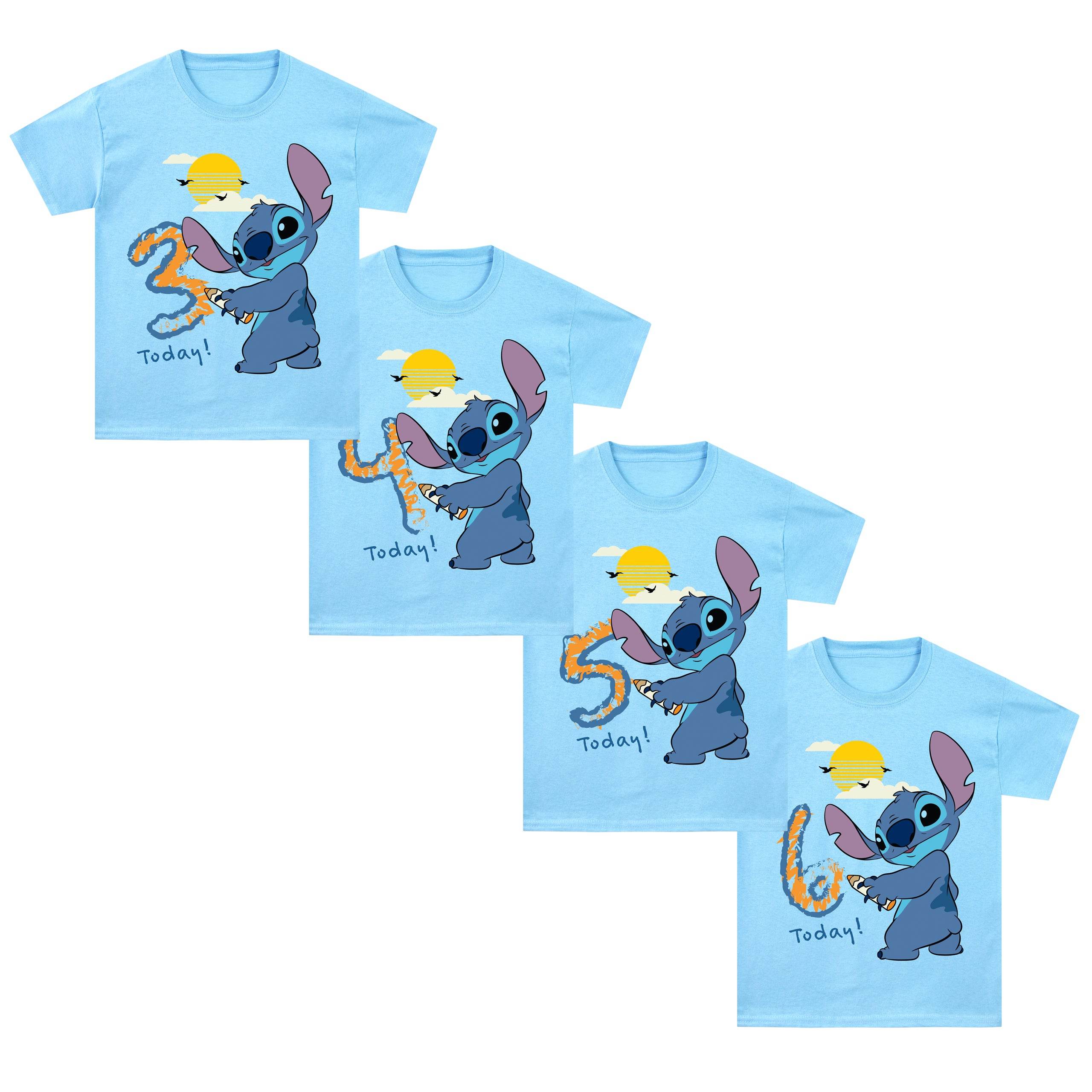 Lilo And Stitch Birthday T-Shirt Boys Disney Tshirt