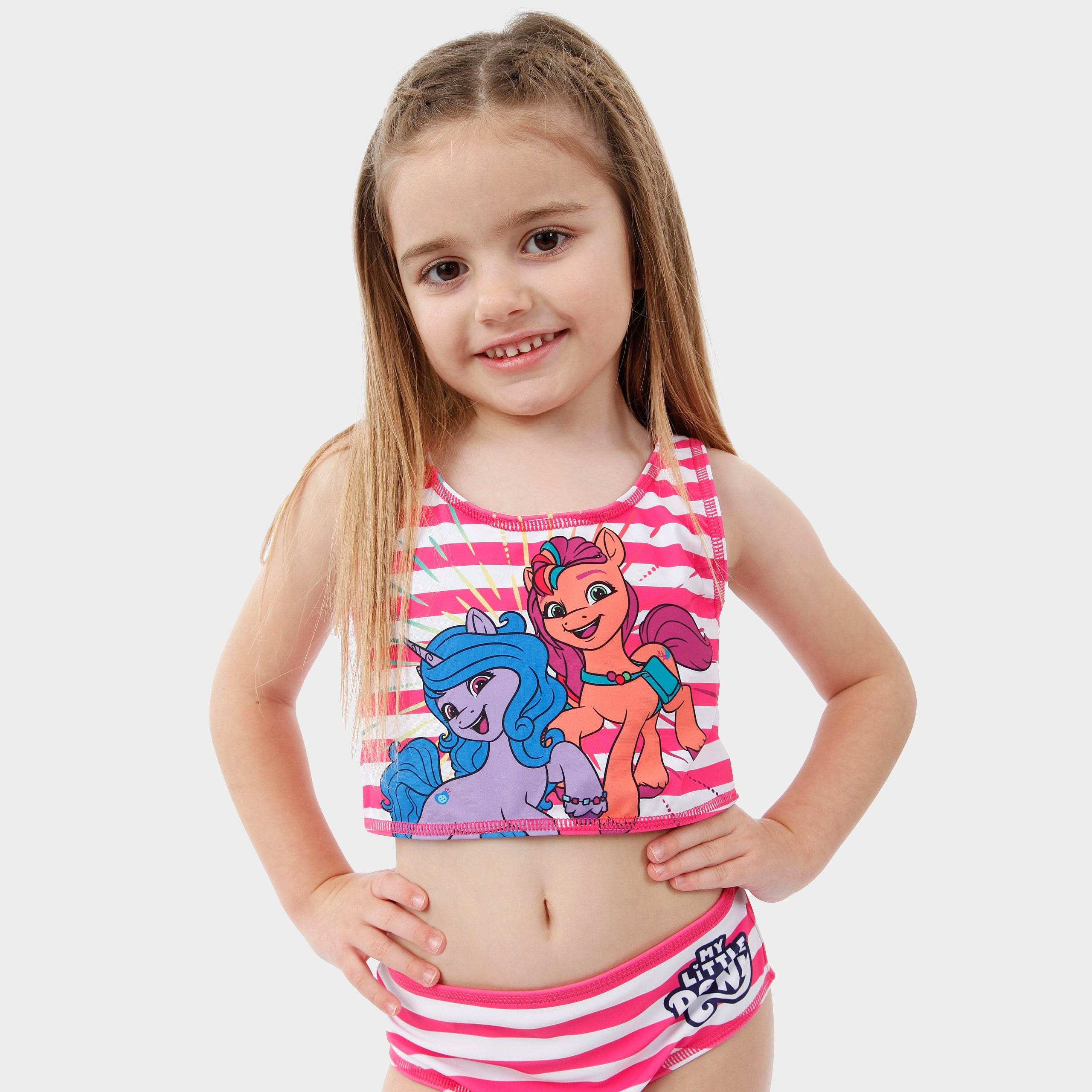 My Little Pony Tankini Girls Swimming Costume