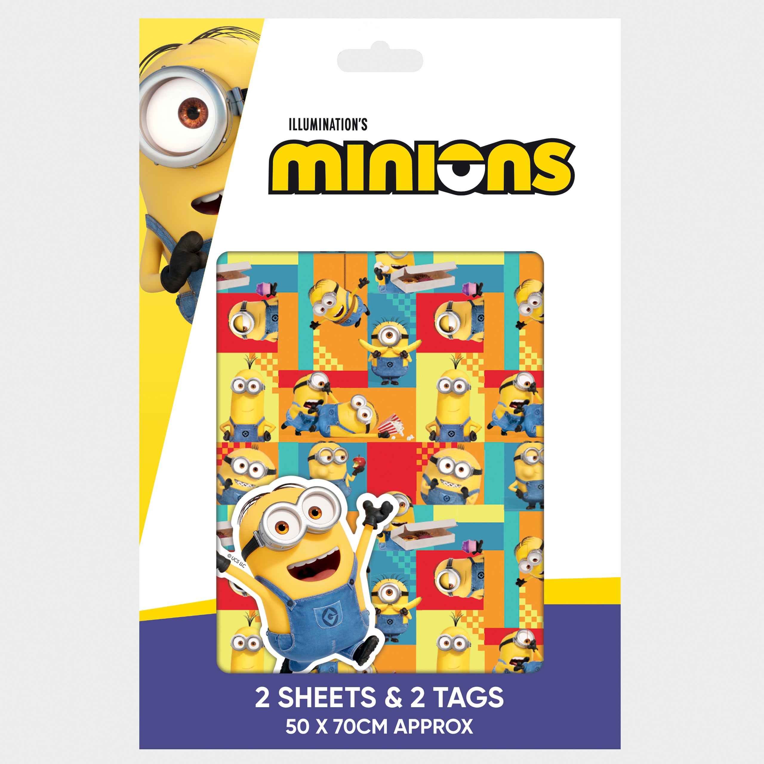 Minions Gift Wrap And Tags | Despicable Me Wrapping Paper | Kids Gifts ...