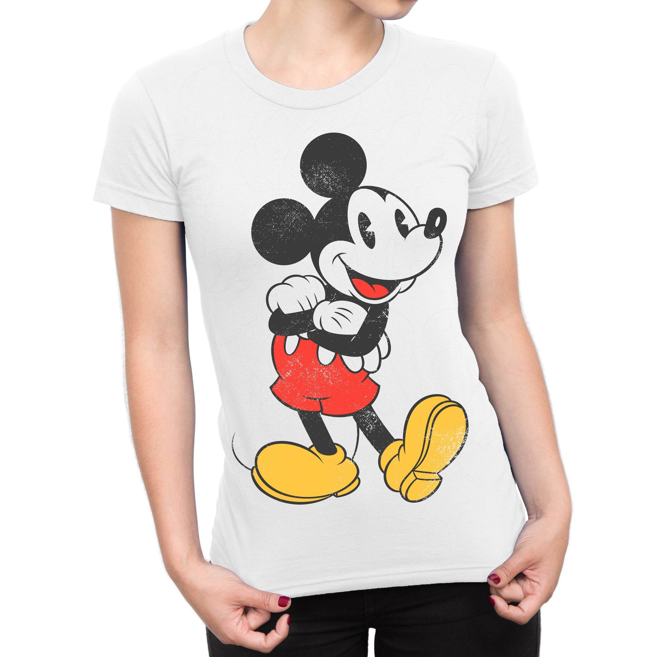 Women's Mickey Mouse T-Shirt Disney Top for Summer