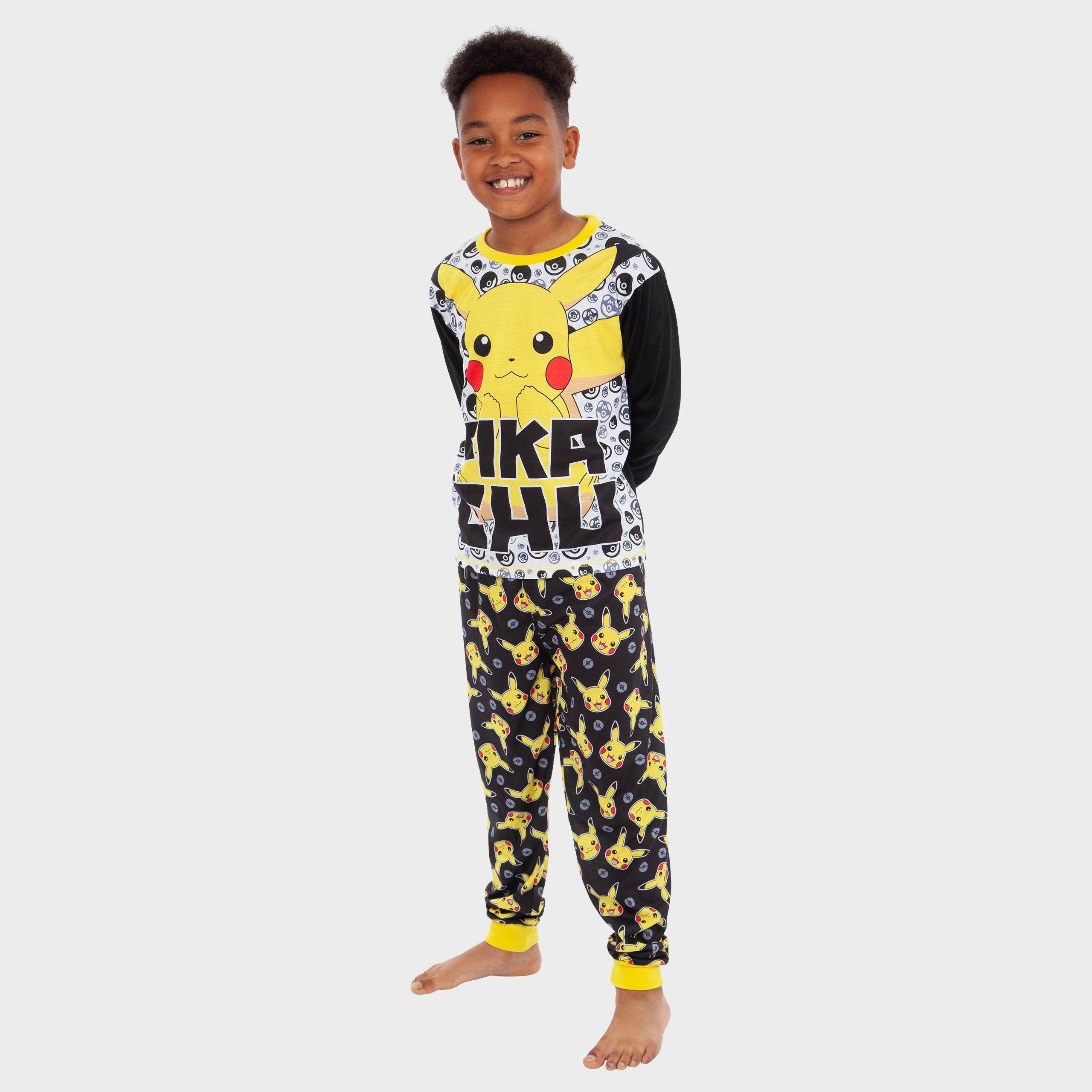 Pikachu Pokemon Pjs Pokemon Onesie Pajamas For Kids, Pikachu