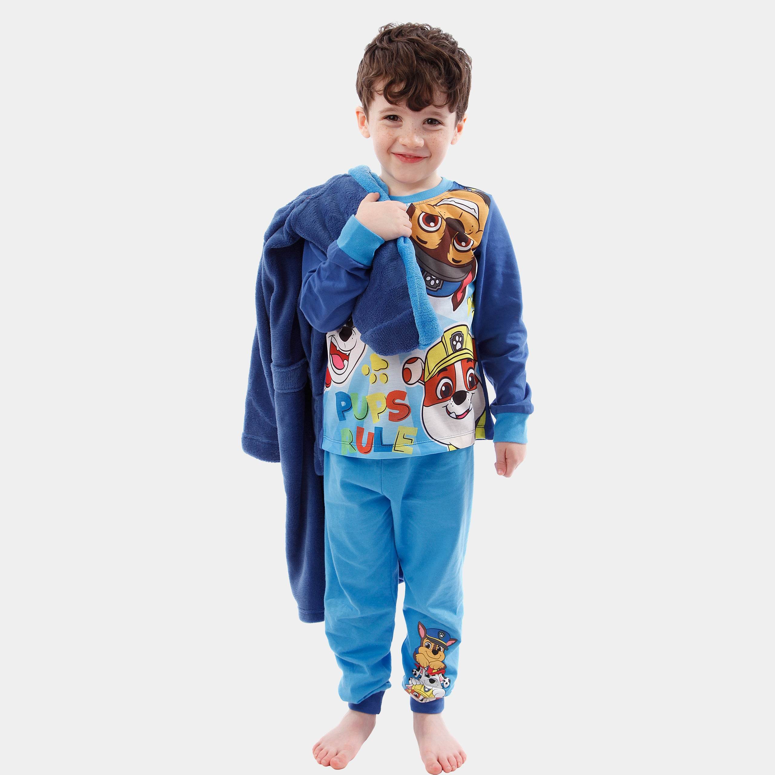 PAW Patrol Dressing Gown & PJs Set | Super Soft Fleece | Blue Character.com PAW Patrol Dressing Gown & PJs Set | Super Soft Fleece | Blue Character.com