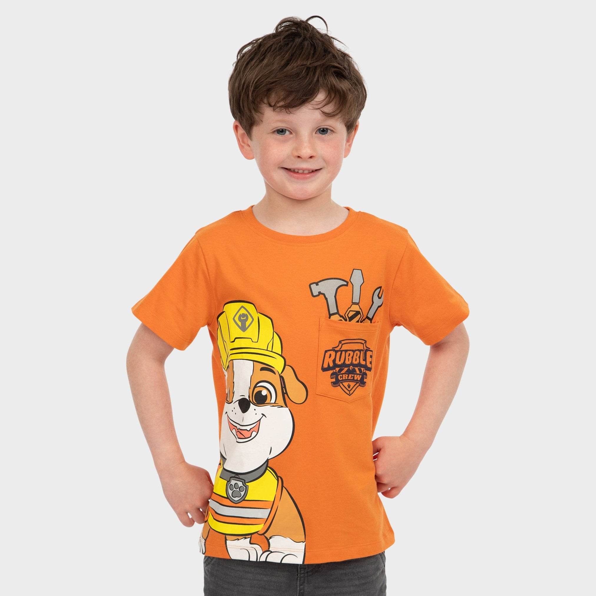 Paw Patrol T-shirt Rubble and Crew Tee Kids