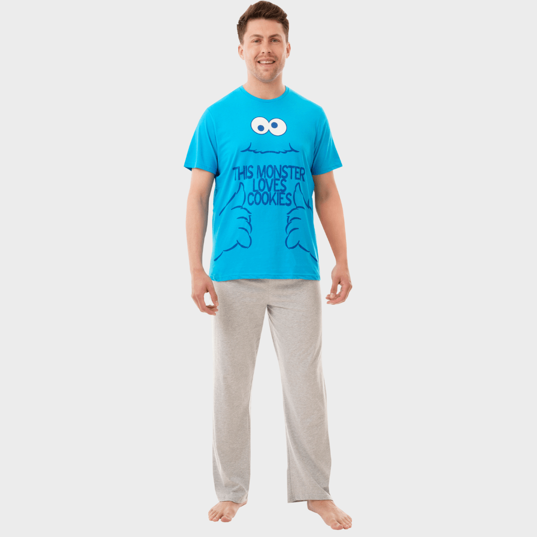 Mens Sesame Street Pyjamas I