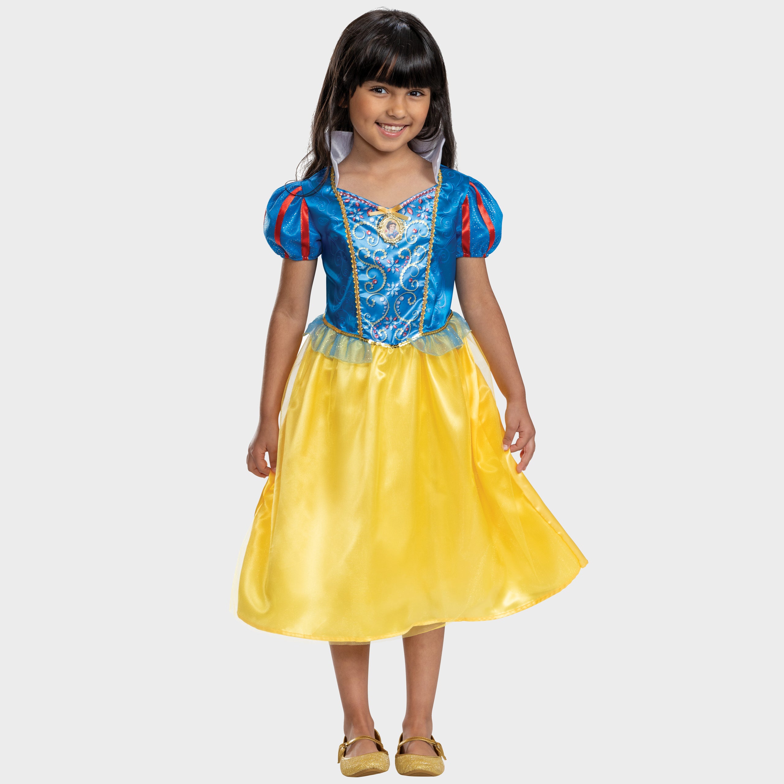 strapless open back dress Disney Princess Snow White Fancy Dress | Fancy Dress