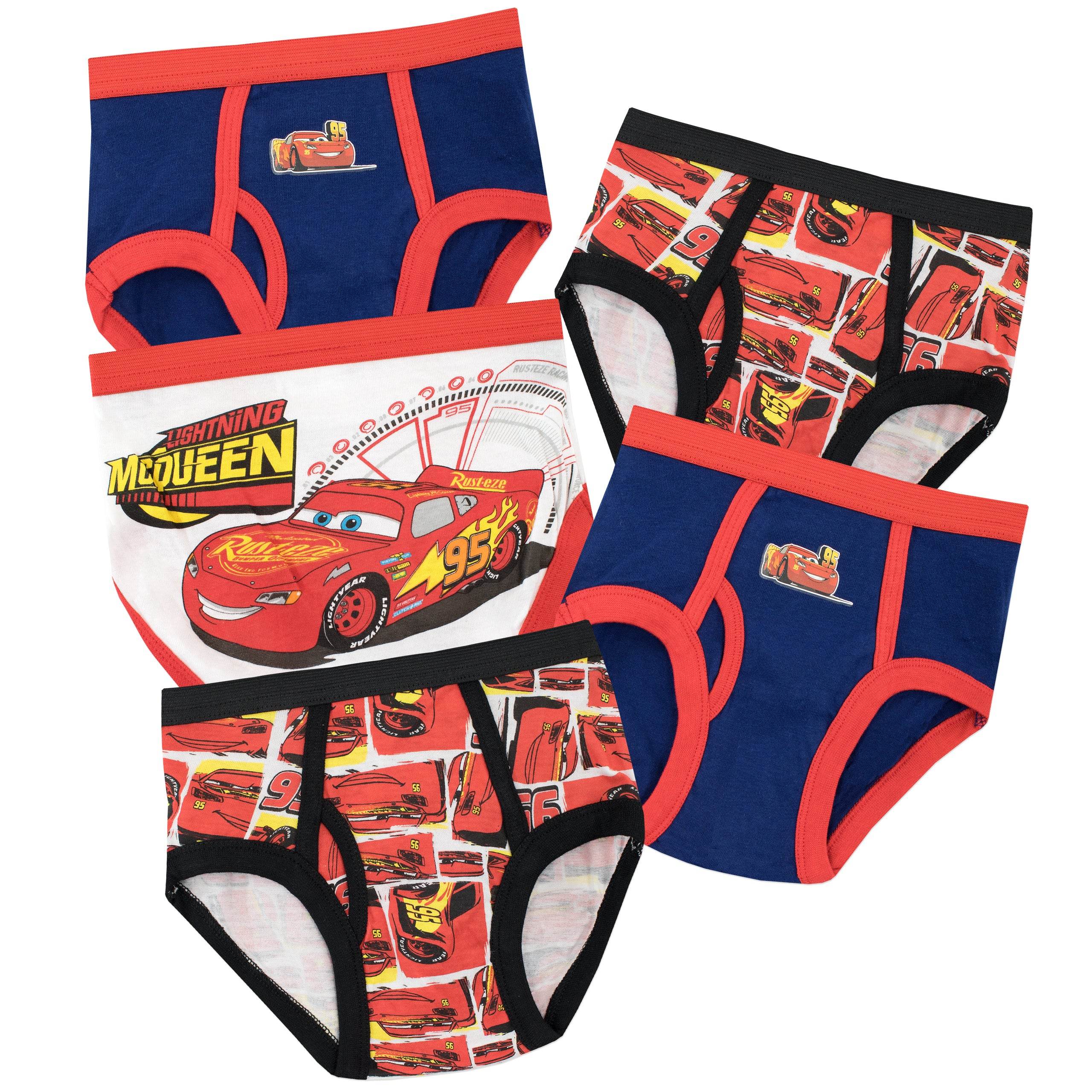 Disney Cars Boys Underwear 5 Pack | 100% Cotton | Lightning McQueen Briefs  – Character.com