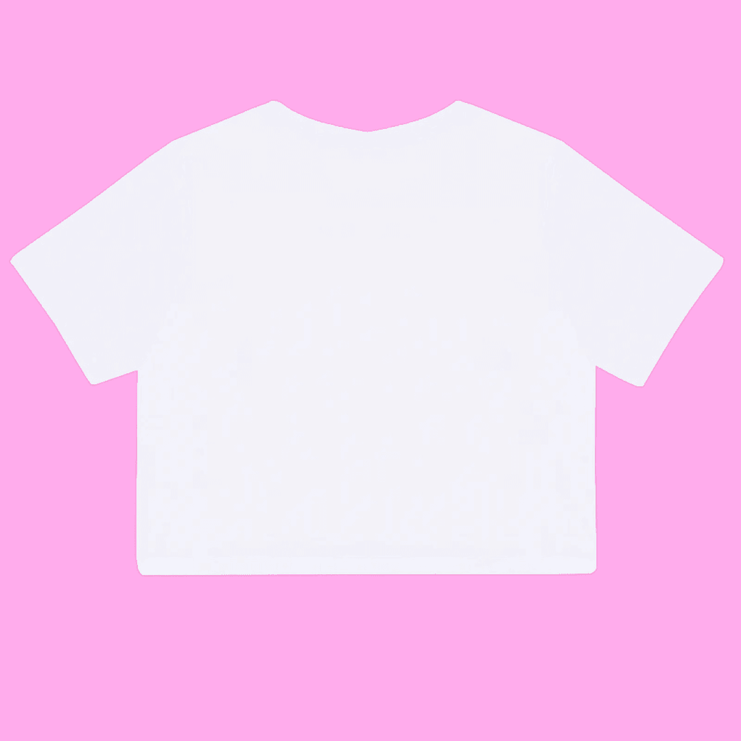 Barbie Cropped T shirt Womens Official Character Merchandise