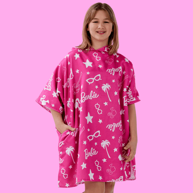Barbie Hooded Towel Poncho - Character.com