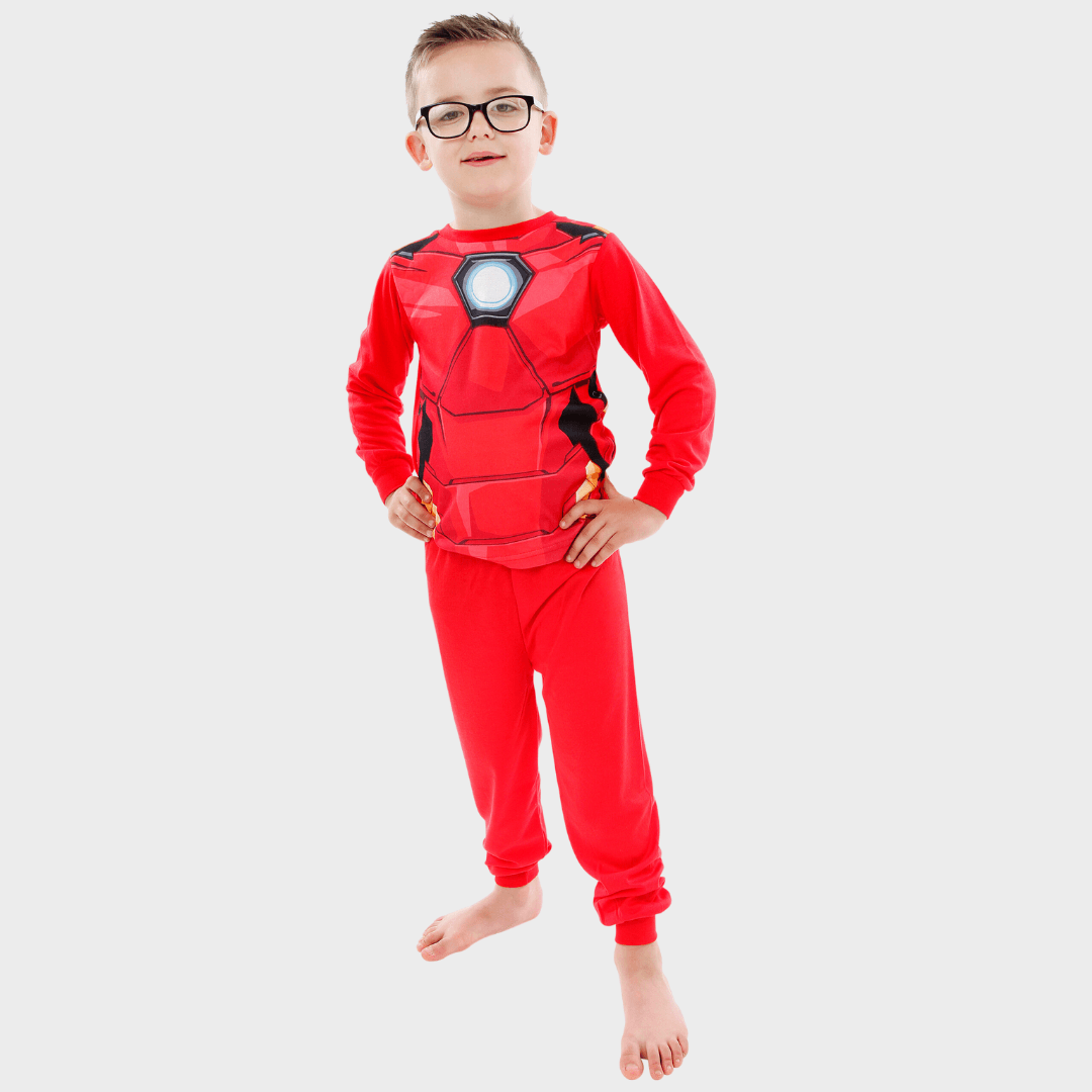 Marvel Pyjamas Character Marvel Avengers Pyjamas 2 Pack | Iron Man & Hulk | Red/Green | 100% ...