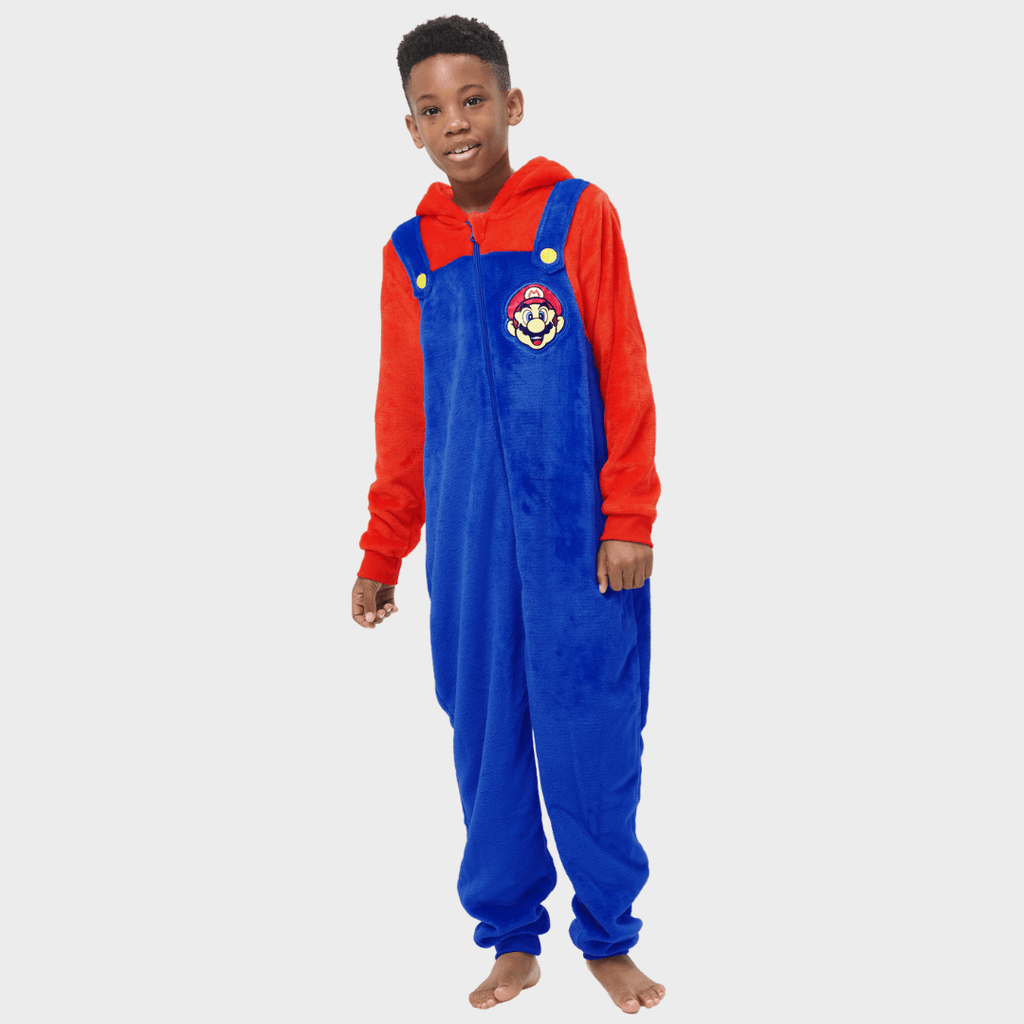 Super mario onesie mens hotsell