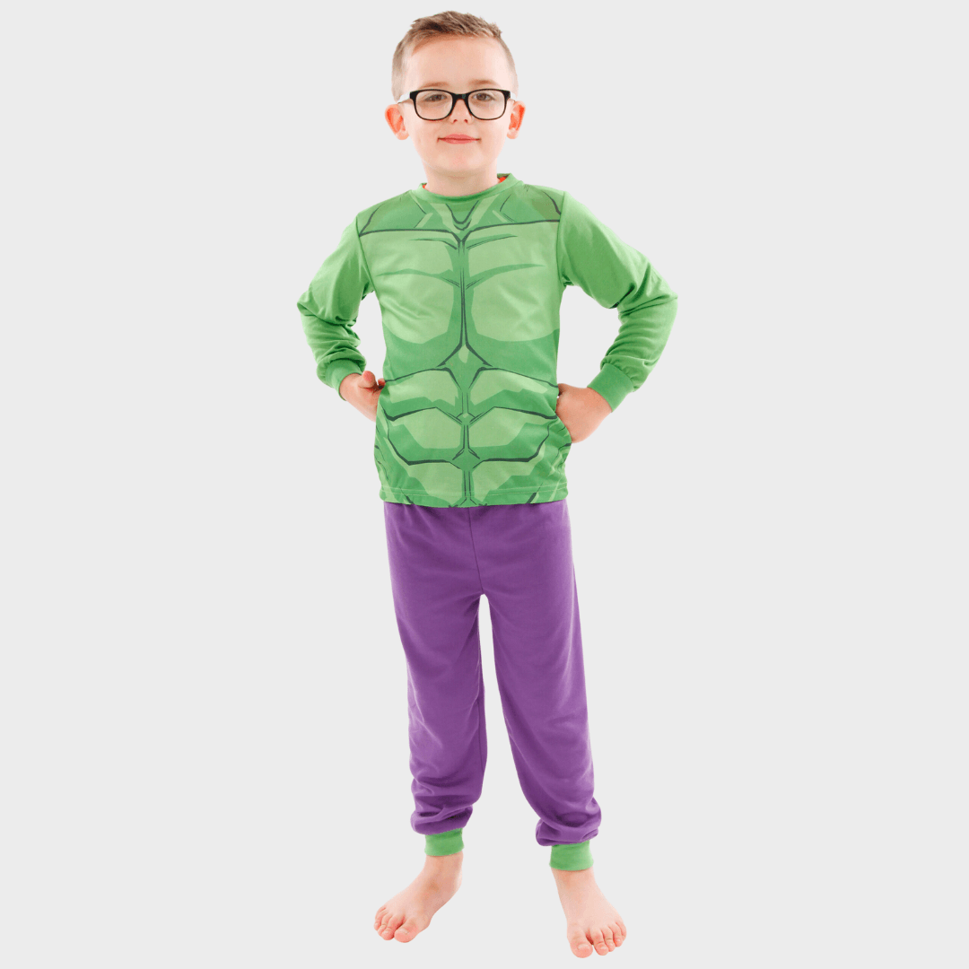 Marvel Pyjamas Character Marvel Avengers Pyjamas 2 Pack | Iron Man & Hulk | Red/Green | 100% ...