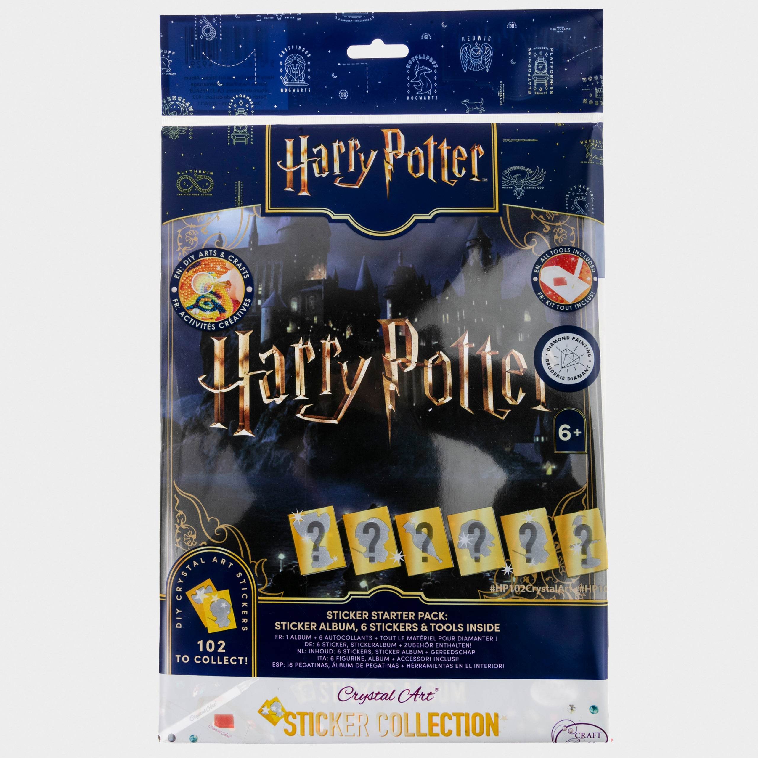 Harry Potter Crystal Art Sticker Collection - Album & Stickers - Character.com