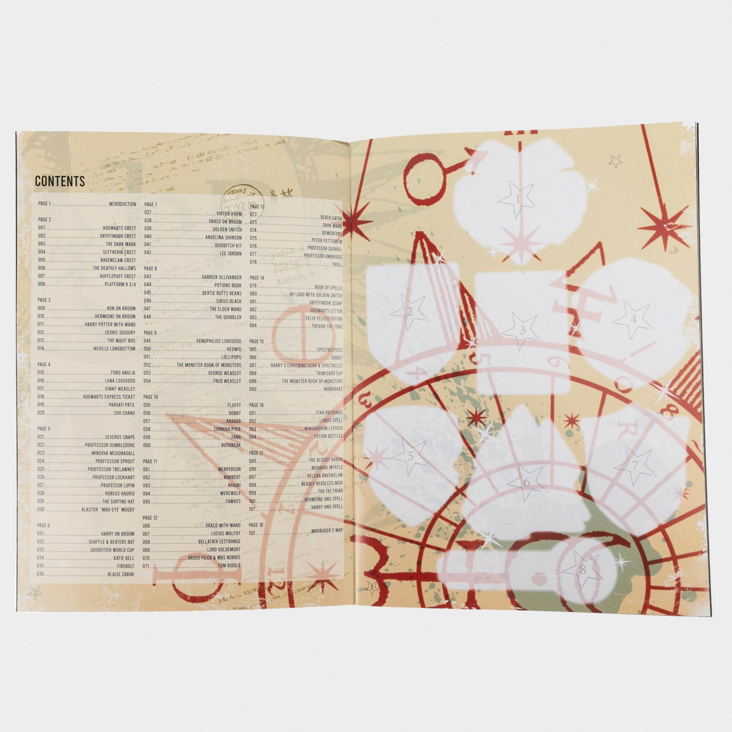 Harry Potter Crystal Art Sticker Collection - Album & Stickers - Character.com