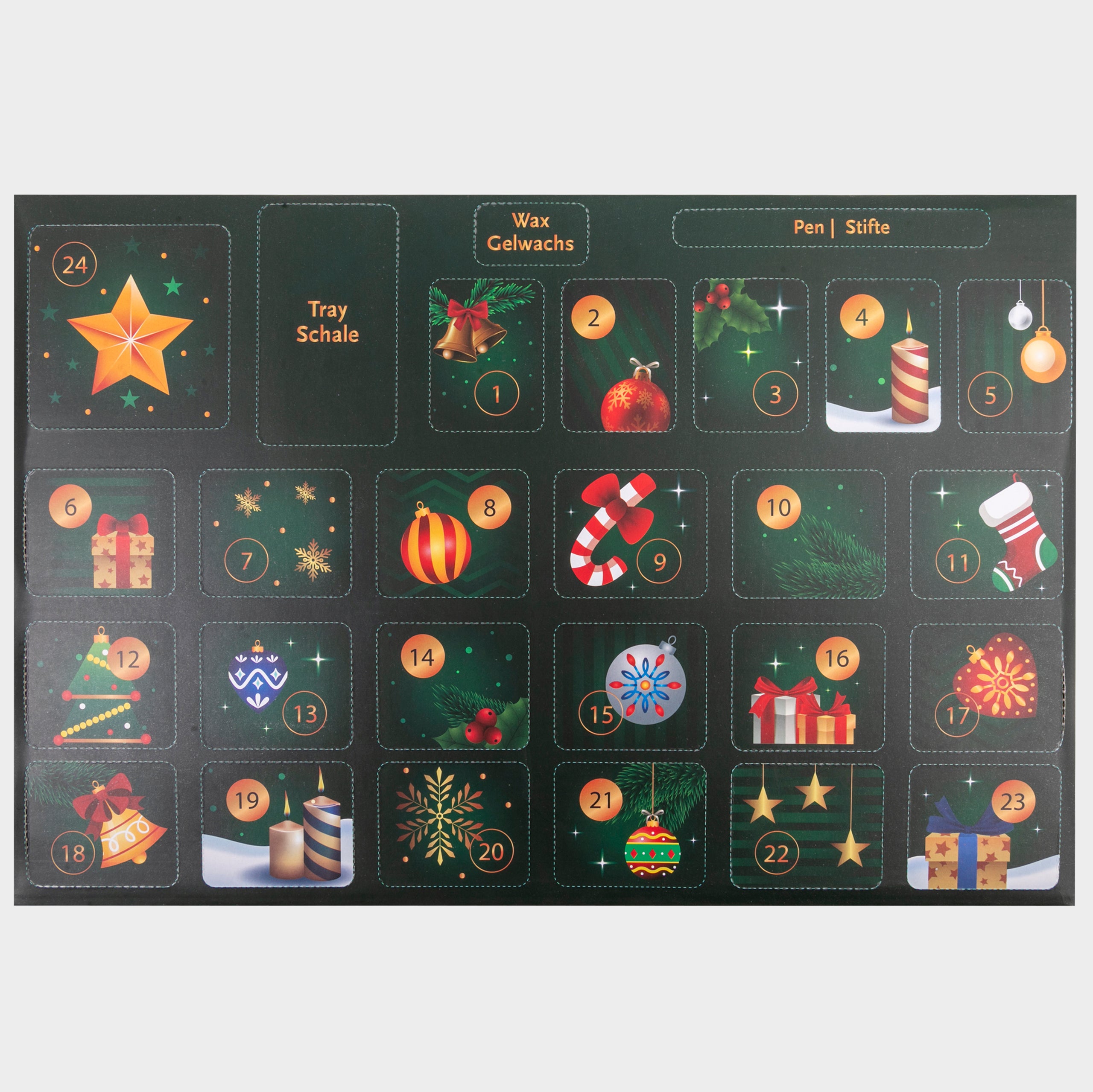 Craft Buddies Christmas Tree Magnetic Crystal Art Disney Advent Calendar