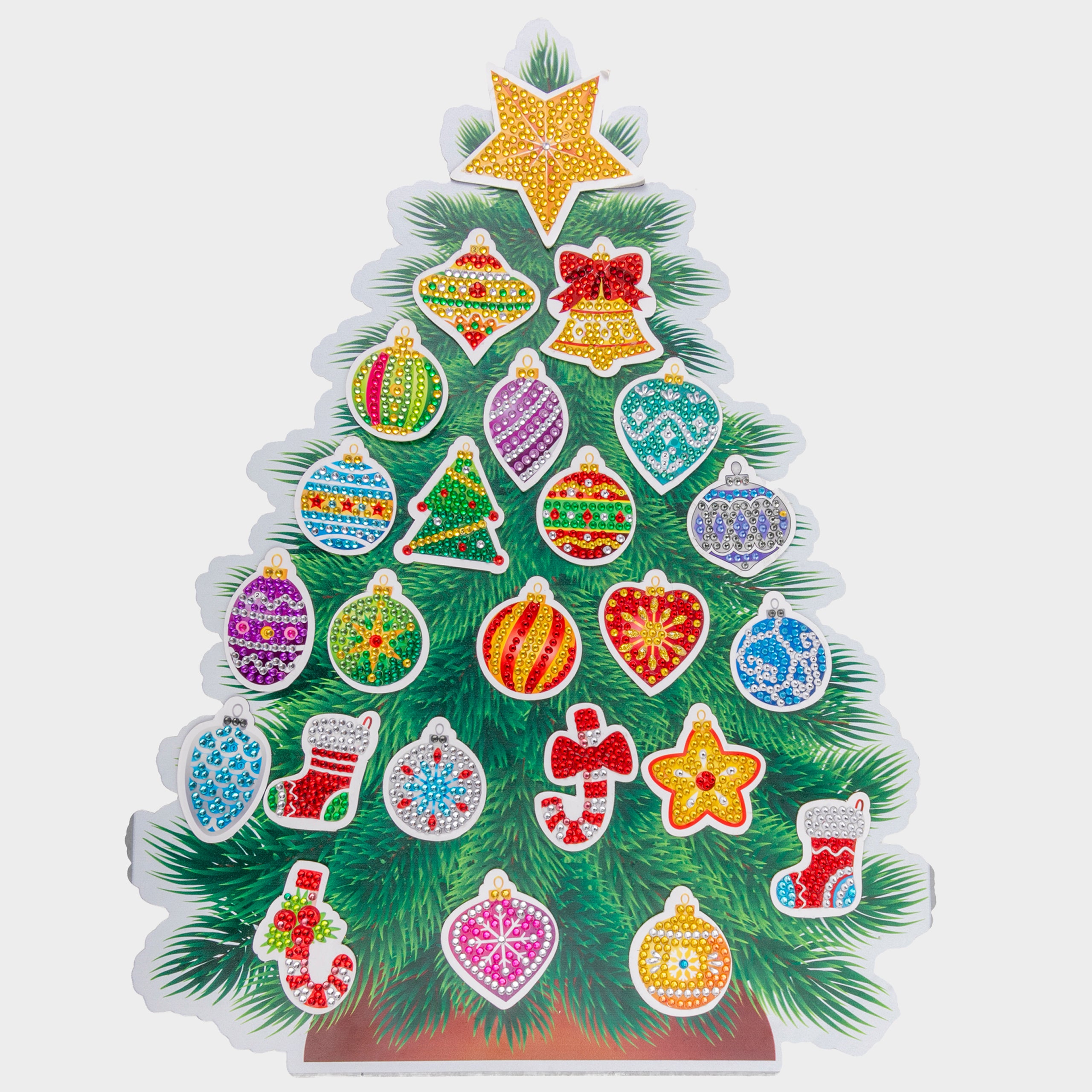 Craft Buddies Christmas Tree Magnetic Crystal Art Disney Advent Calendar