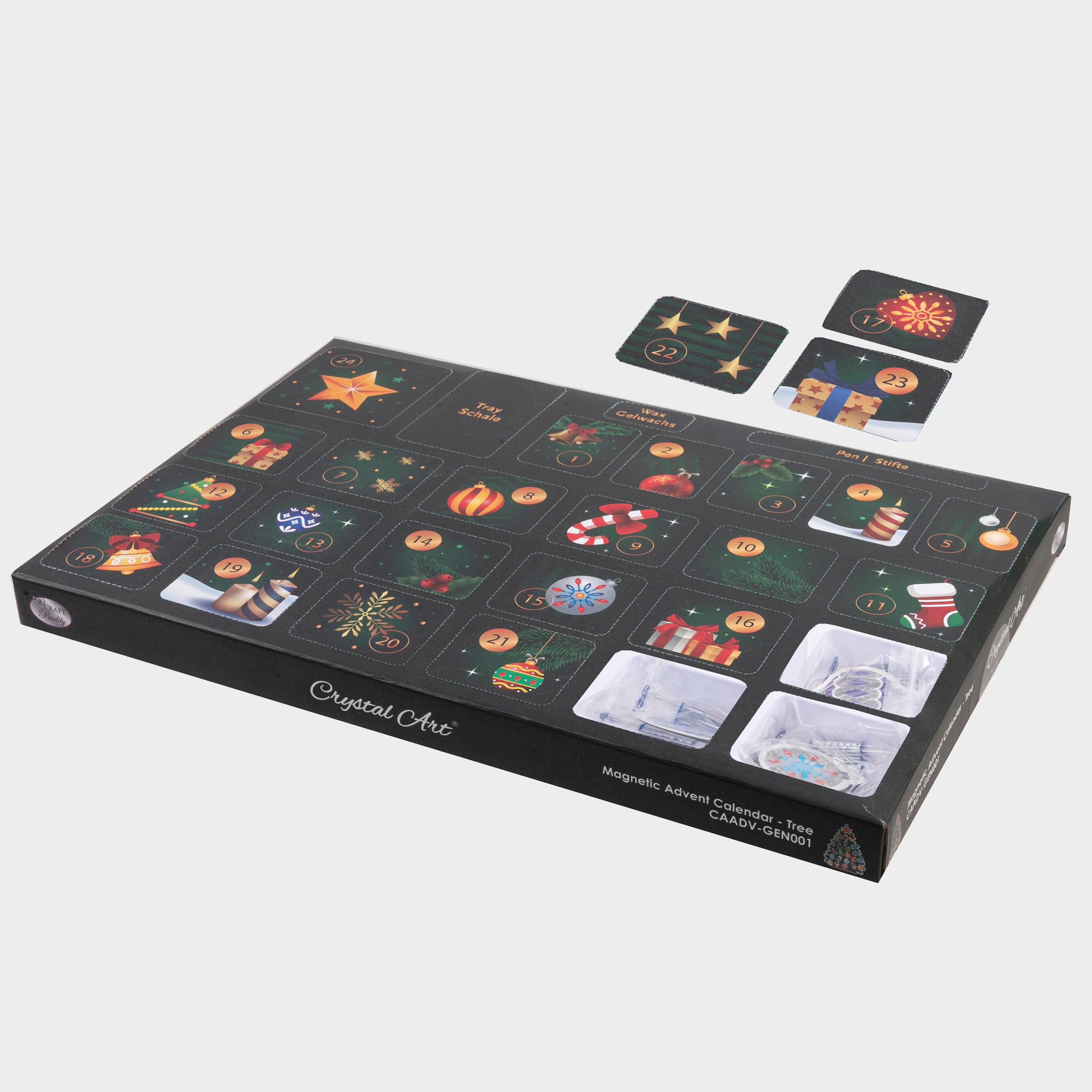 Craft Buddies Christmas Tree Magnetic Crystal Art Disney Advent Calendar