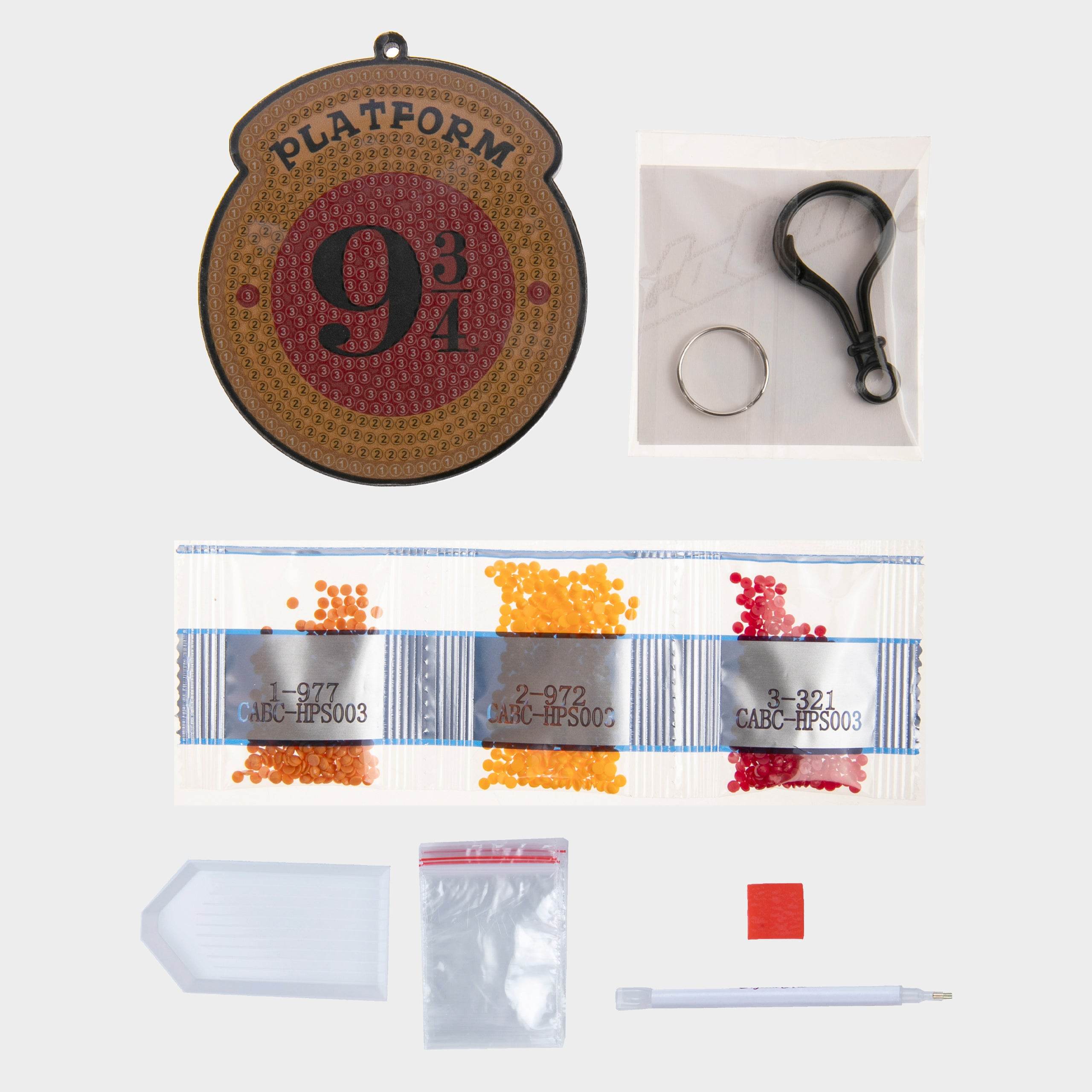 Harry Potter Platform 9 ¾ Crystal Art Bag Charm - Character.com