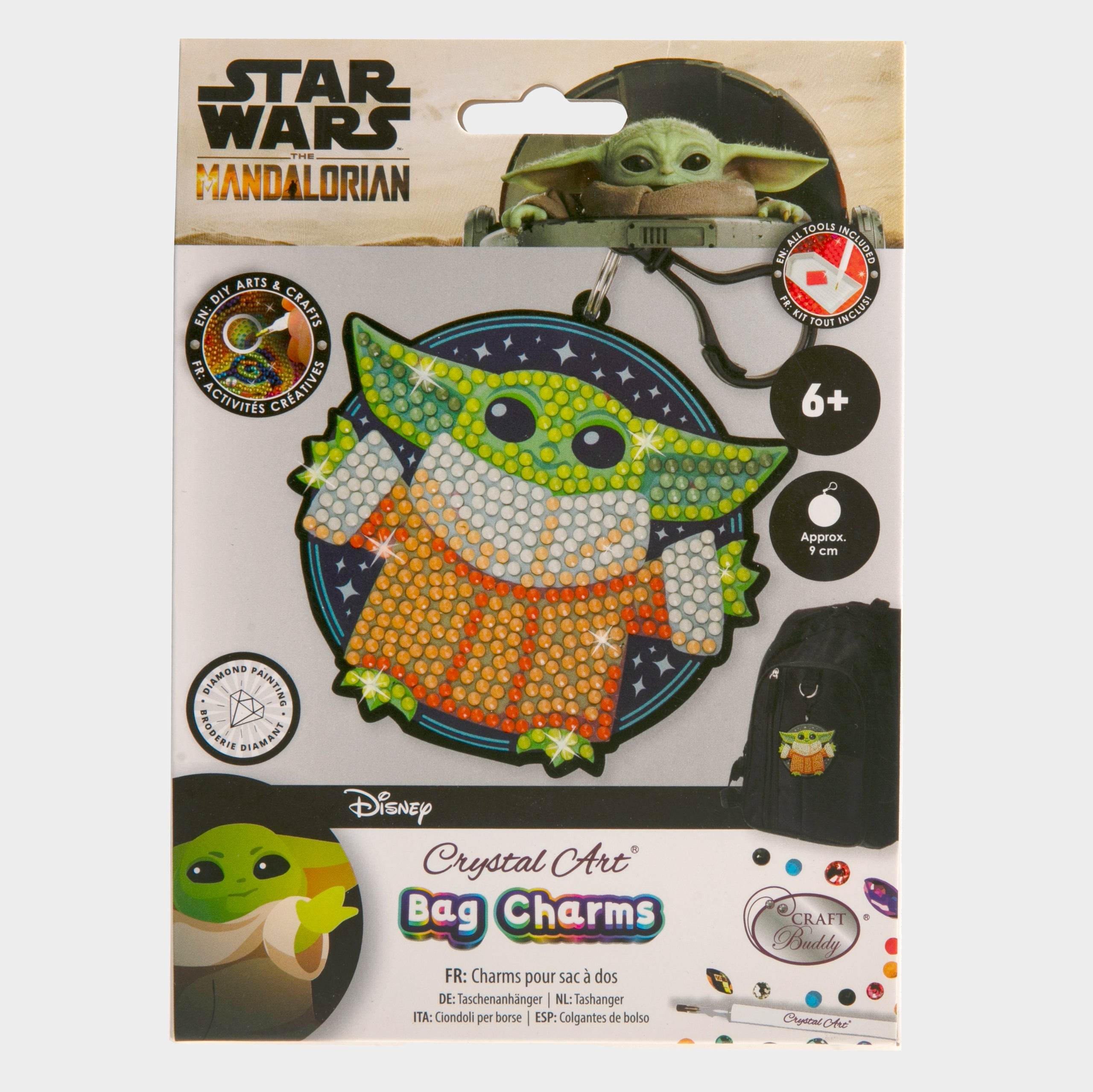 Star Wars Craft Buddies - Grogu Crystal Art Keyring - Character.com