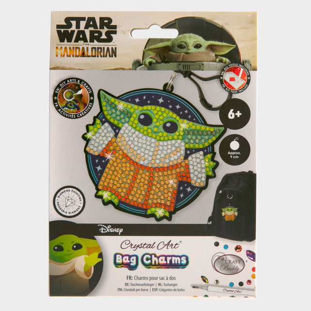Star Wars Craft Buddies - Grogu Crystal Art Keyring - Character.com