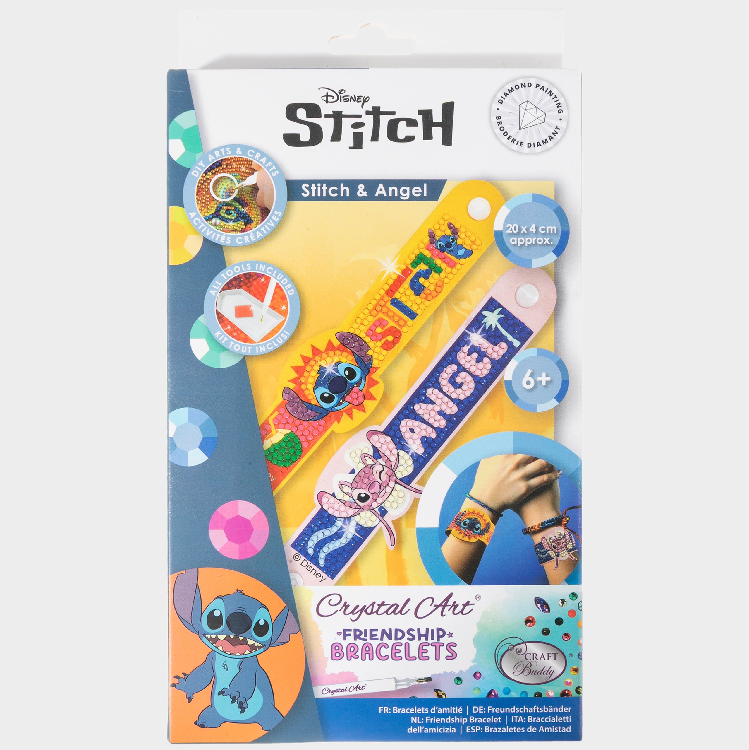 Lilo & Stitch Craft Buddies | Stitch And Angel Friendship Bracelet  | ONE SIZE