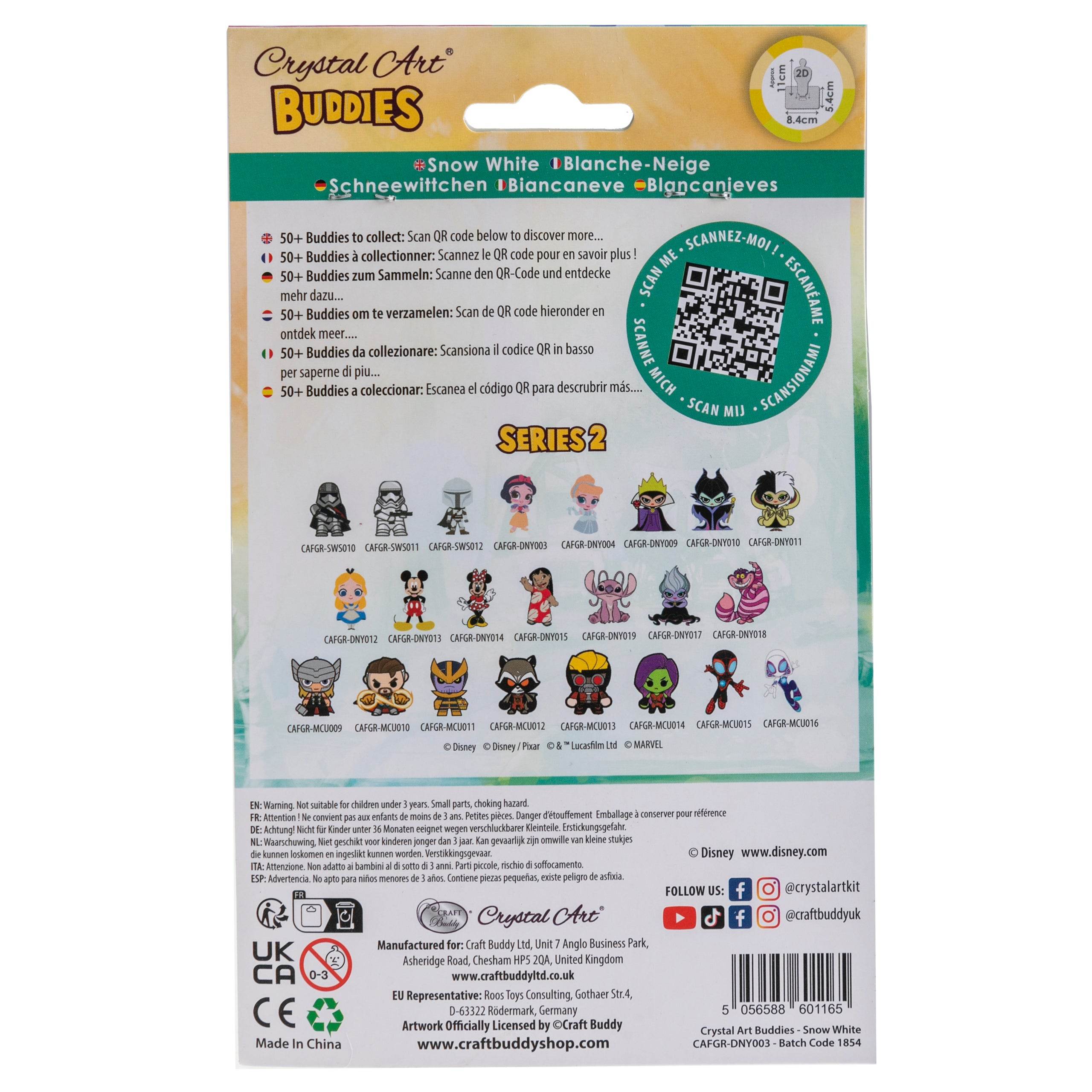 Snow White Disney Crystal Art Buddy - Character.com