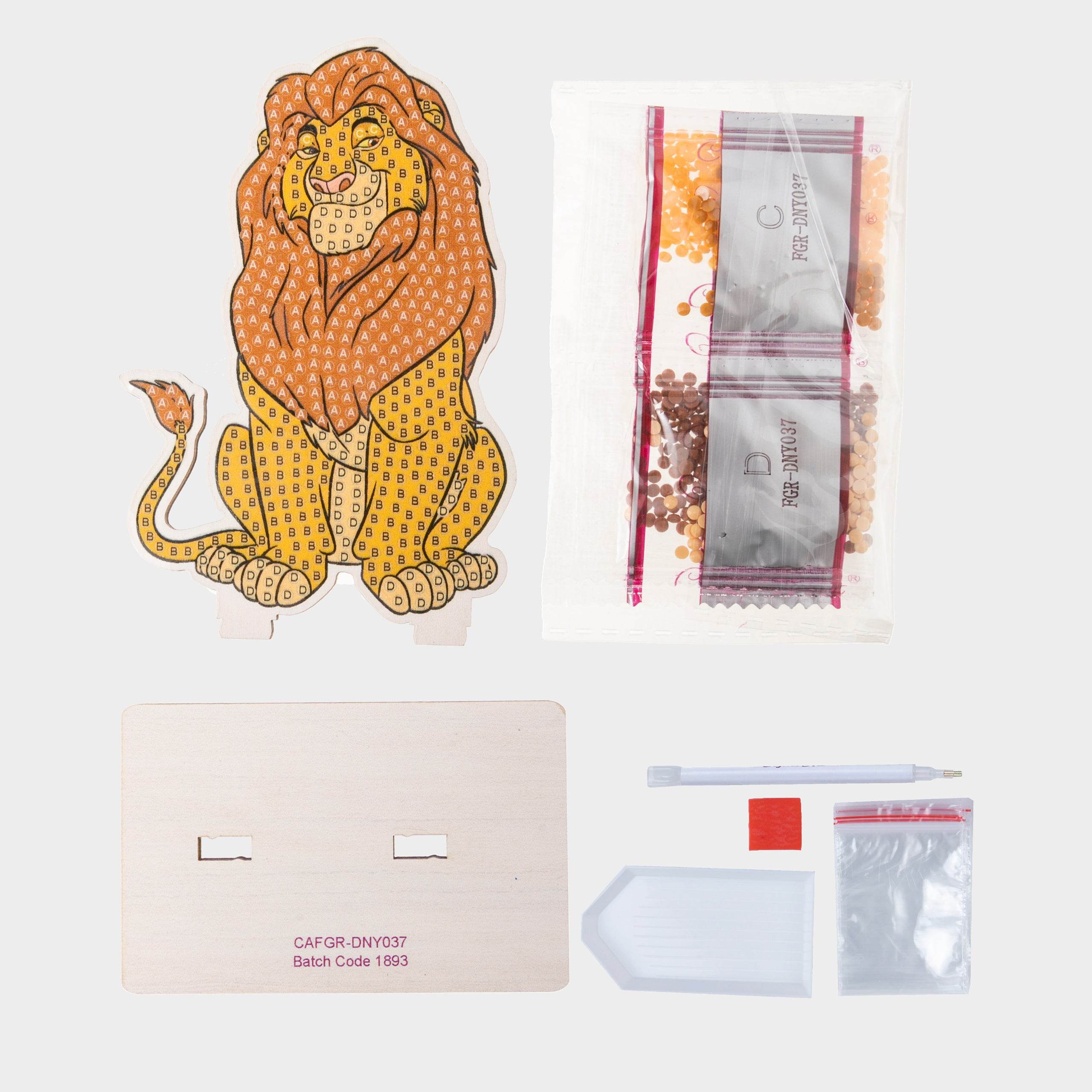 Disney Lion King Mufasa Crystal Art Buddy - Character.com