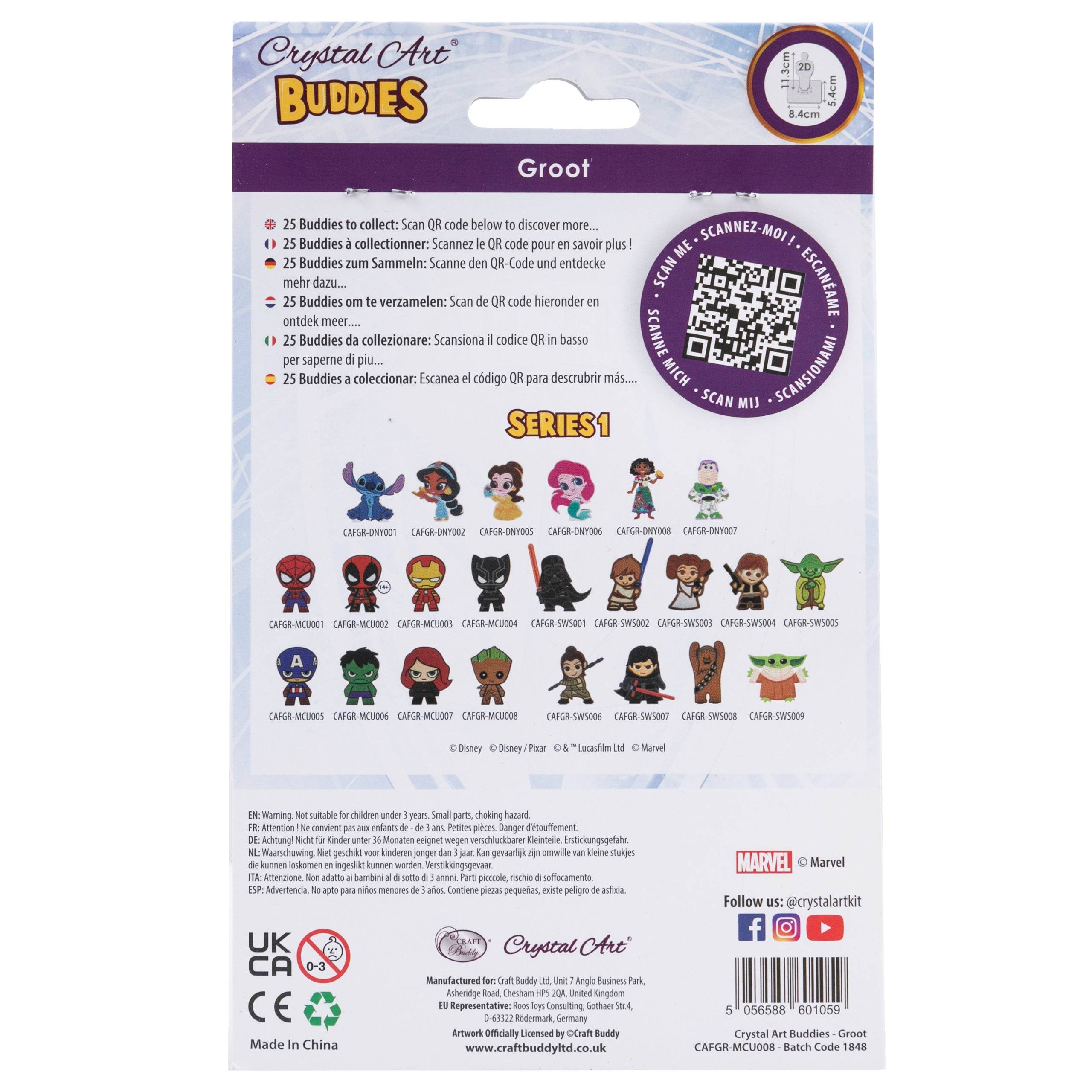 Groot Crystal Art Buddy - Character.com