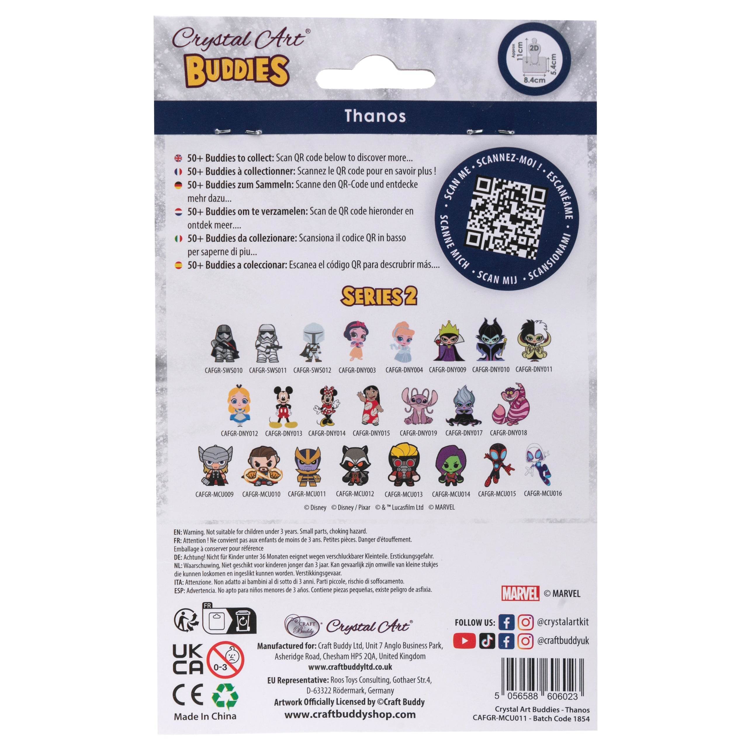 Thanos - Marvel Crystal Art Buddy - Character.com