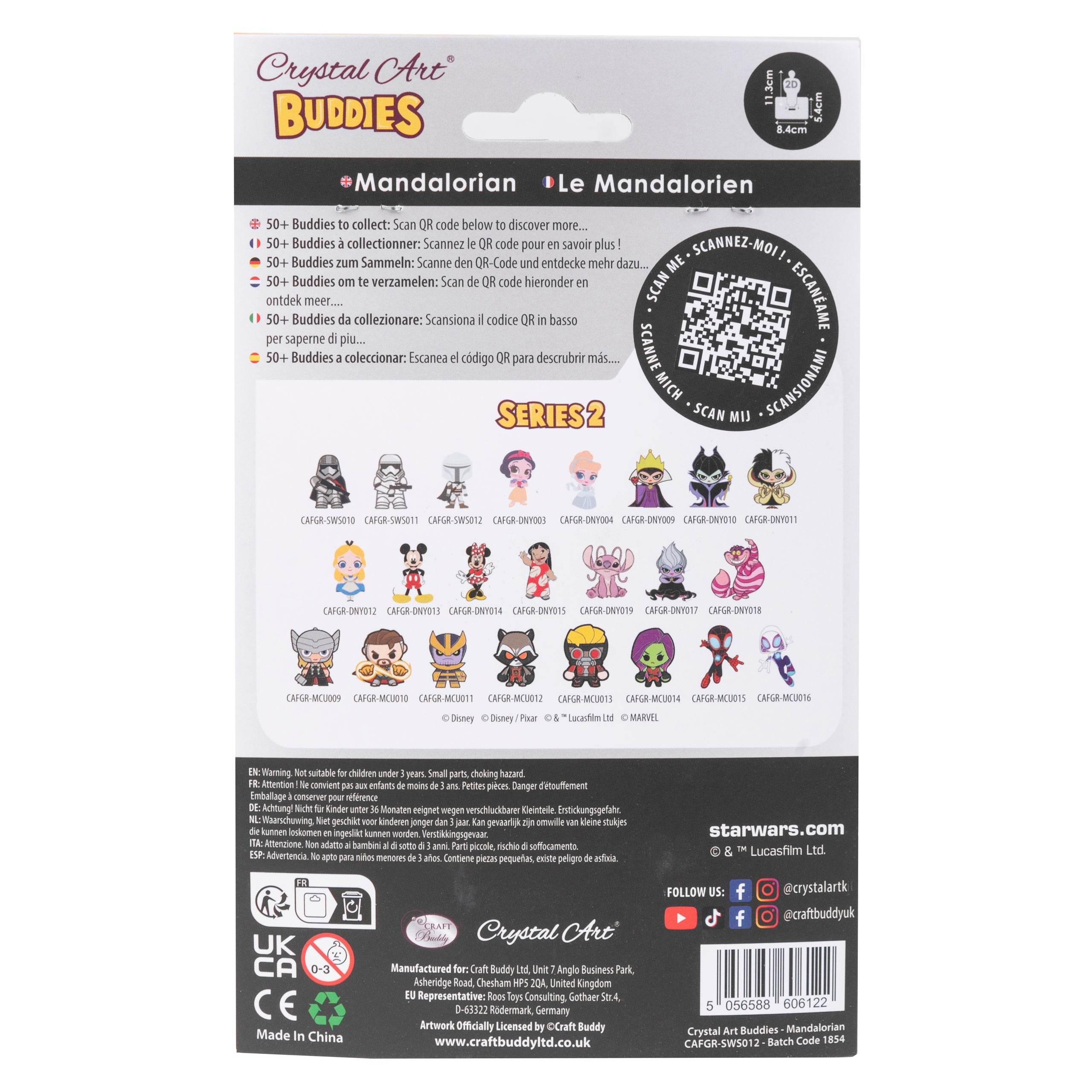 The Mandalorian Star Wars Crystal Art Buddy - Character.com