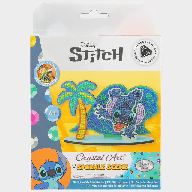 Lilo & Stitch Surfing Scene Sparkle Crystal Art Buddy - Character.com
