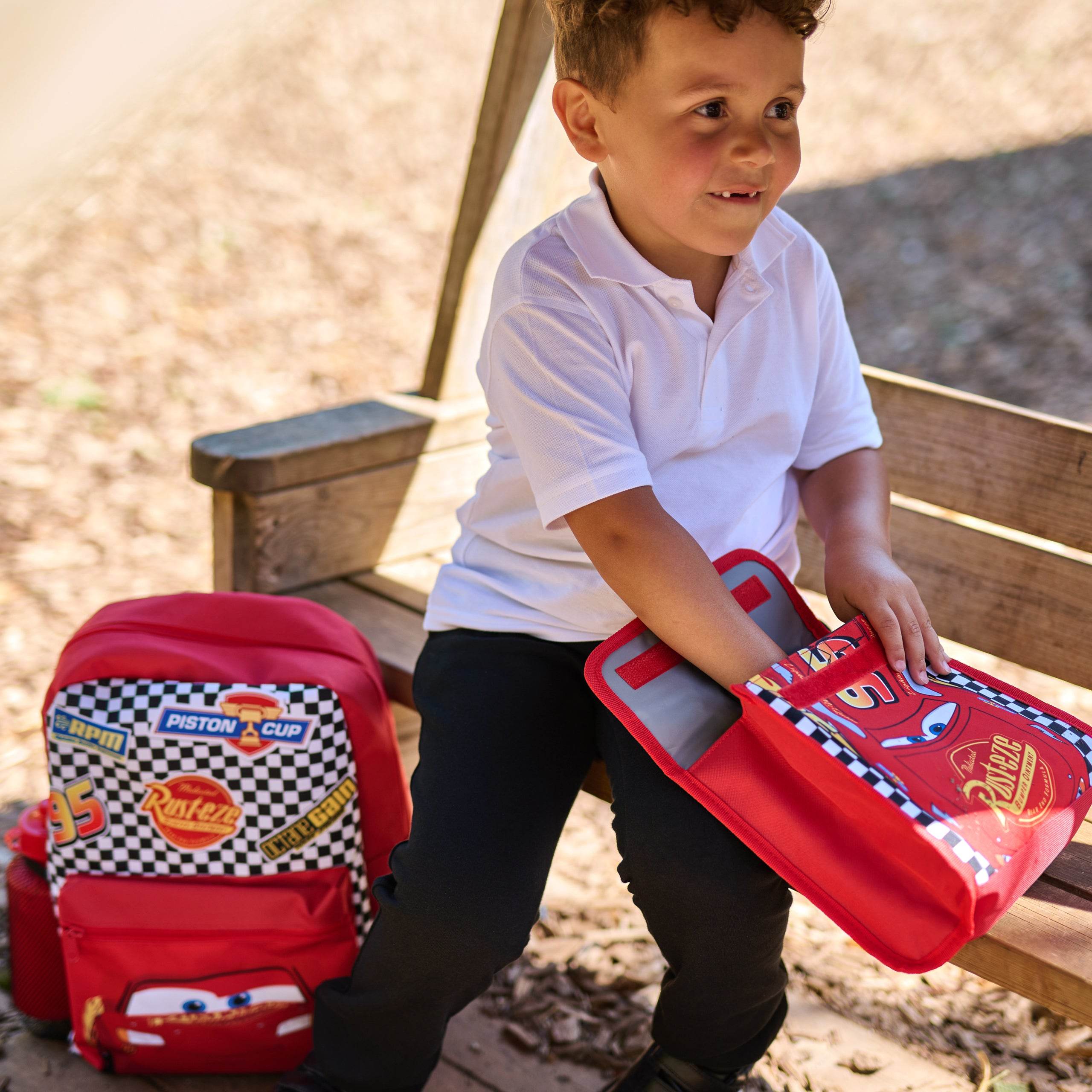 Lightning McQueen Backpack Set | 4 Piece Set | Disney Cars Lightning McQueen Backpack Set | 4 Piece Set | Disney Cars
