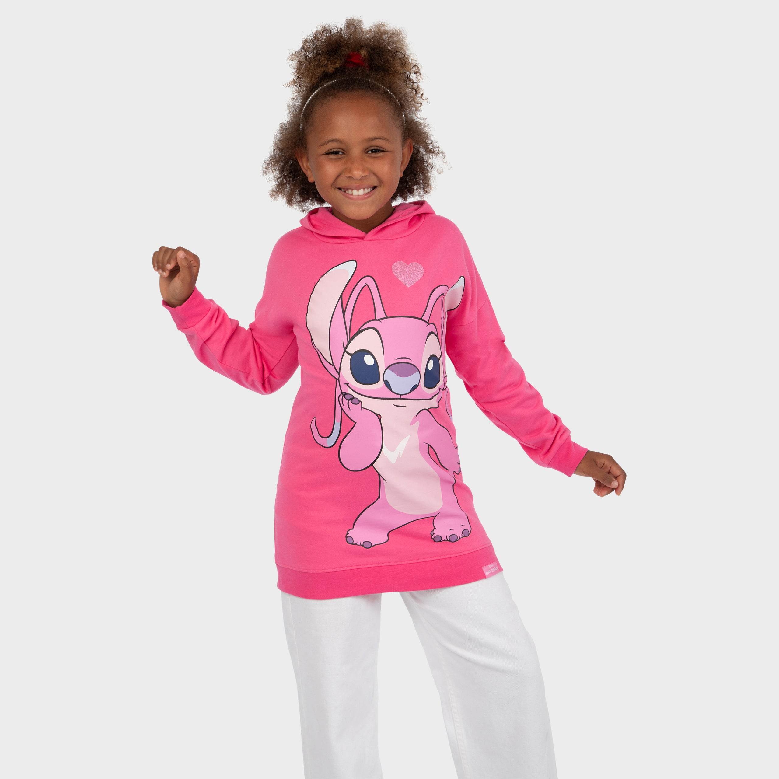 Lilo And Stitch Longline Hoodie - Angel - Character.com