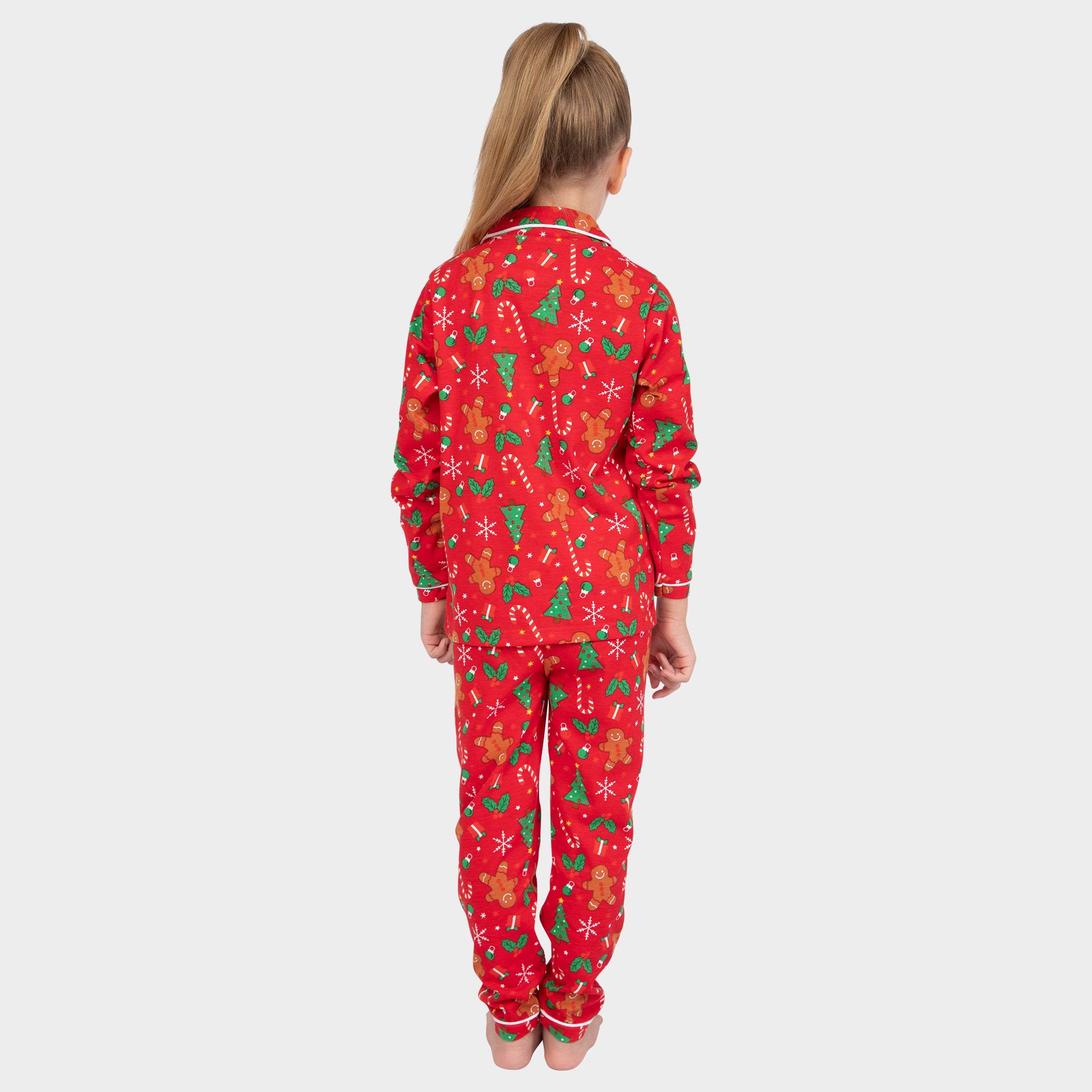 Harry Bear Girls Gingerbread Christmas Pyjamas - Character.com