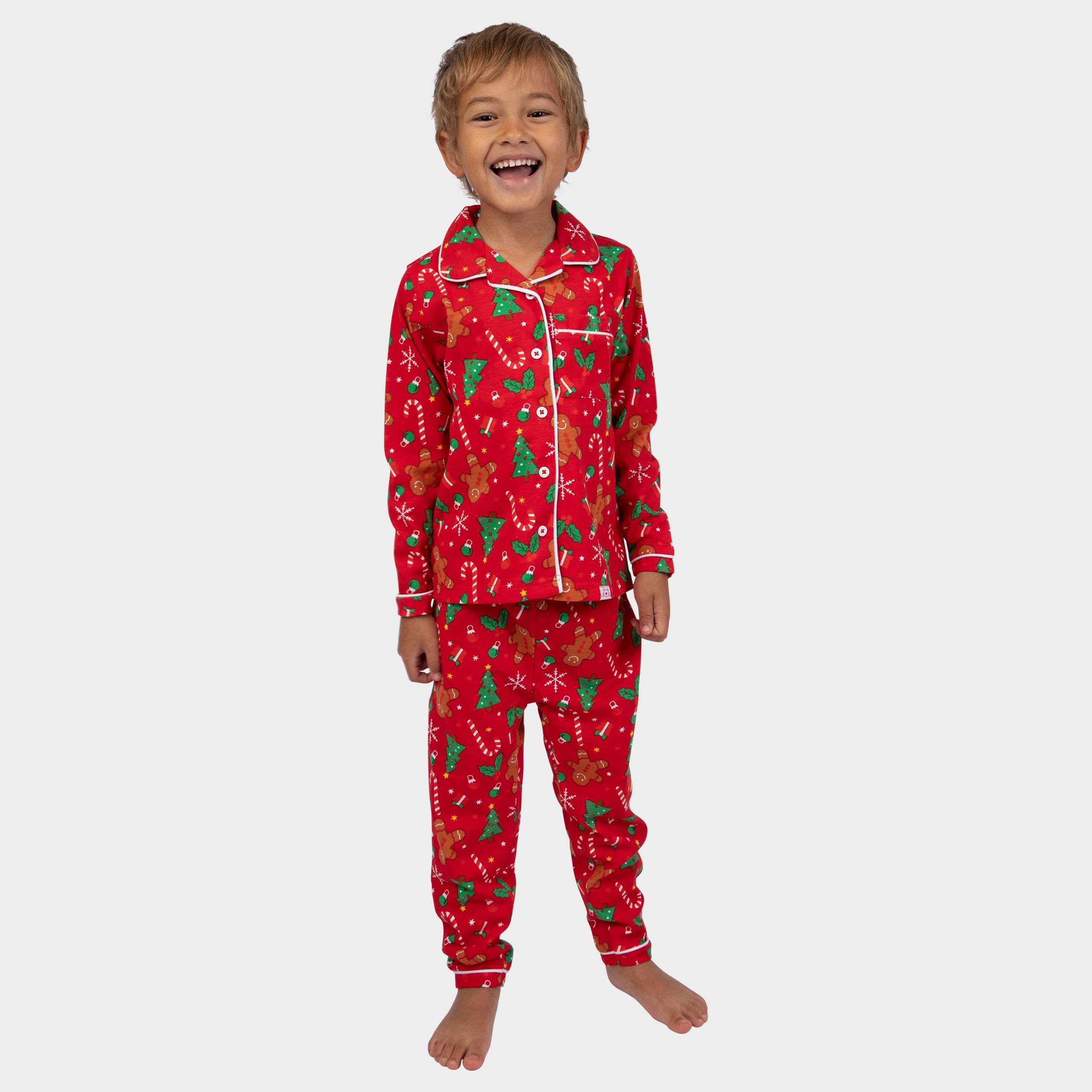 Harry Bear Boys Gingerbread Christmas Pyjamas - Character.com