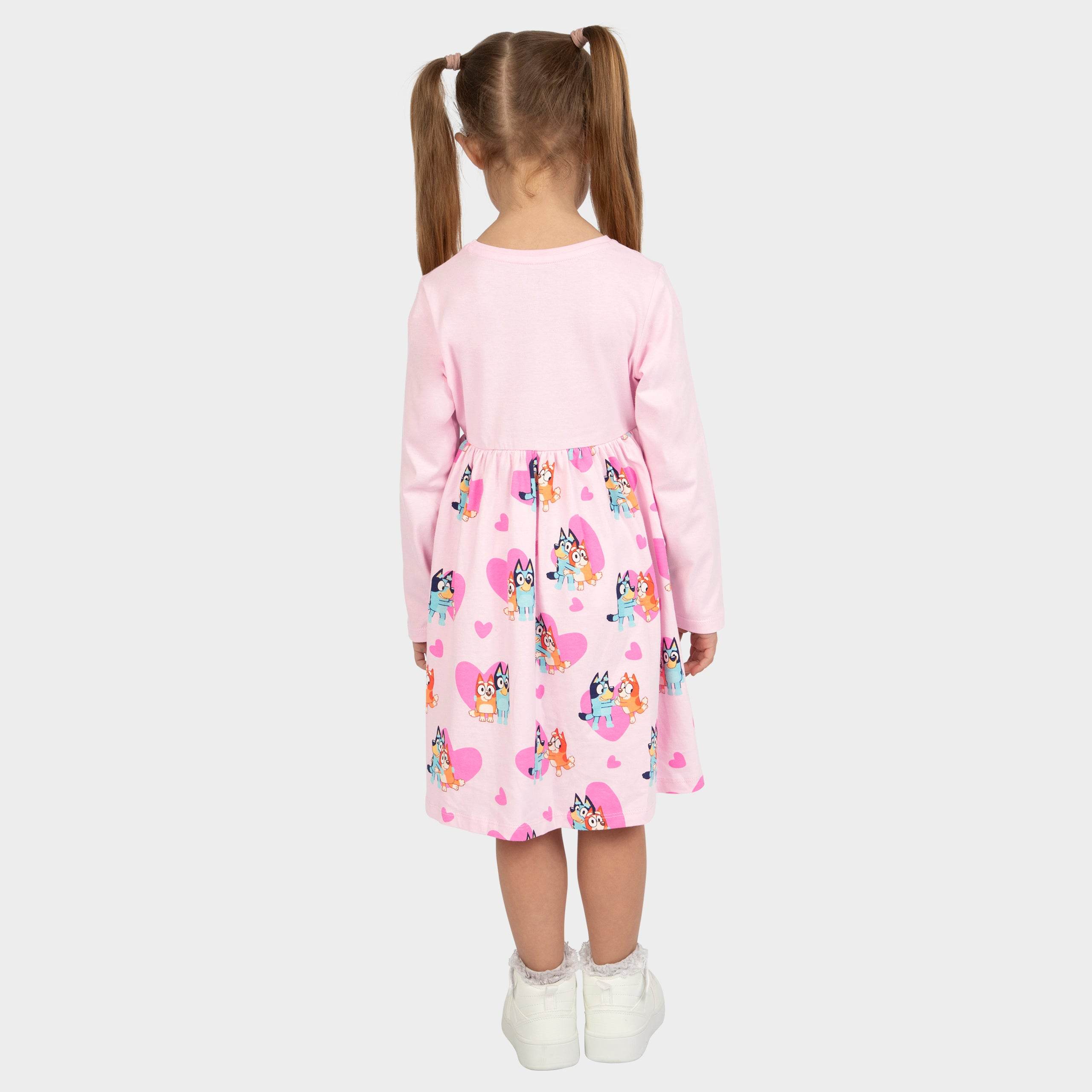 Bluey Dress - Bluey And Bingo Hearts - Character.com