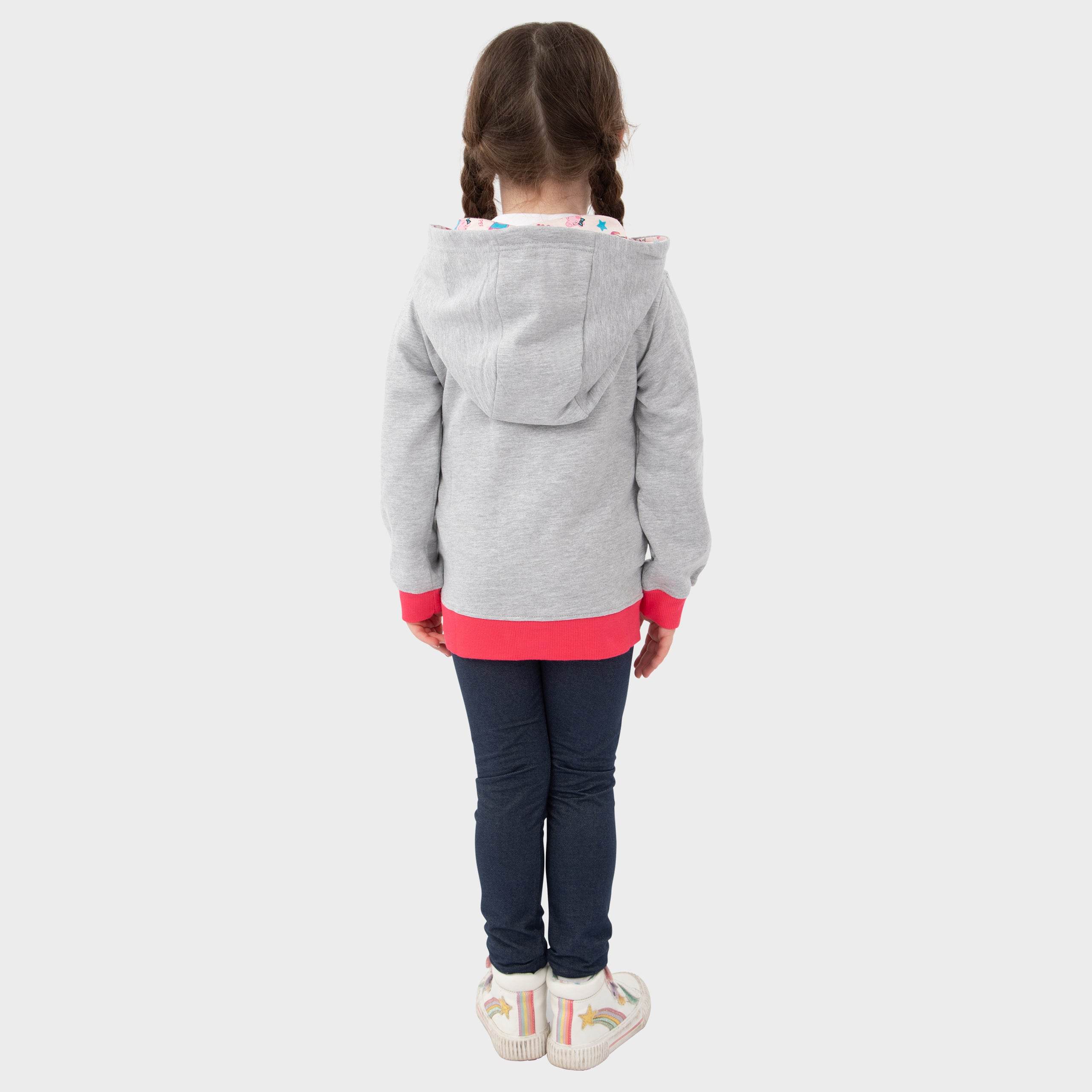 Peppa Pig Unicorn Hoodie & Leggings Set - Girls Rainbow Magic Outfit