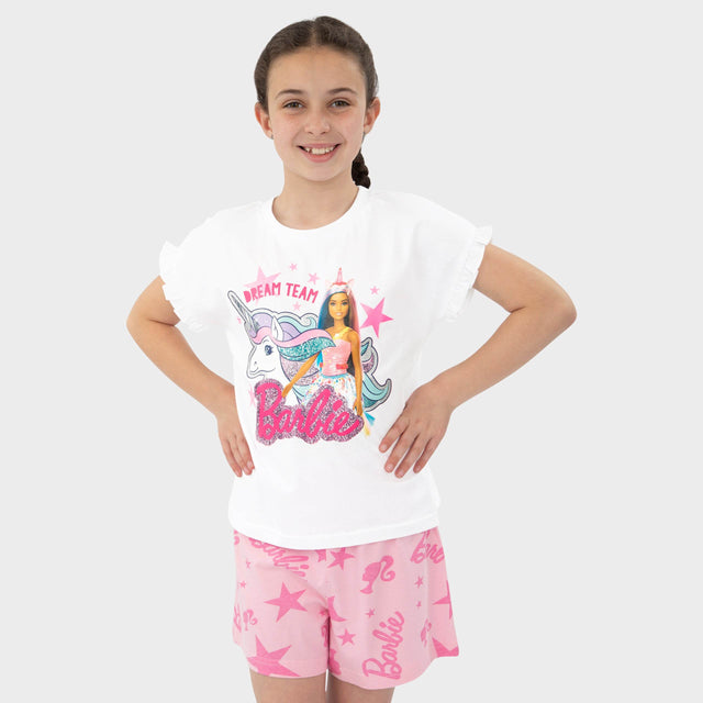 Barbie Unicorn Short Pyjamas - Character.com
