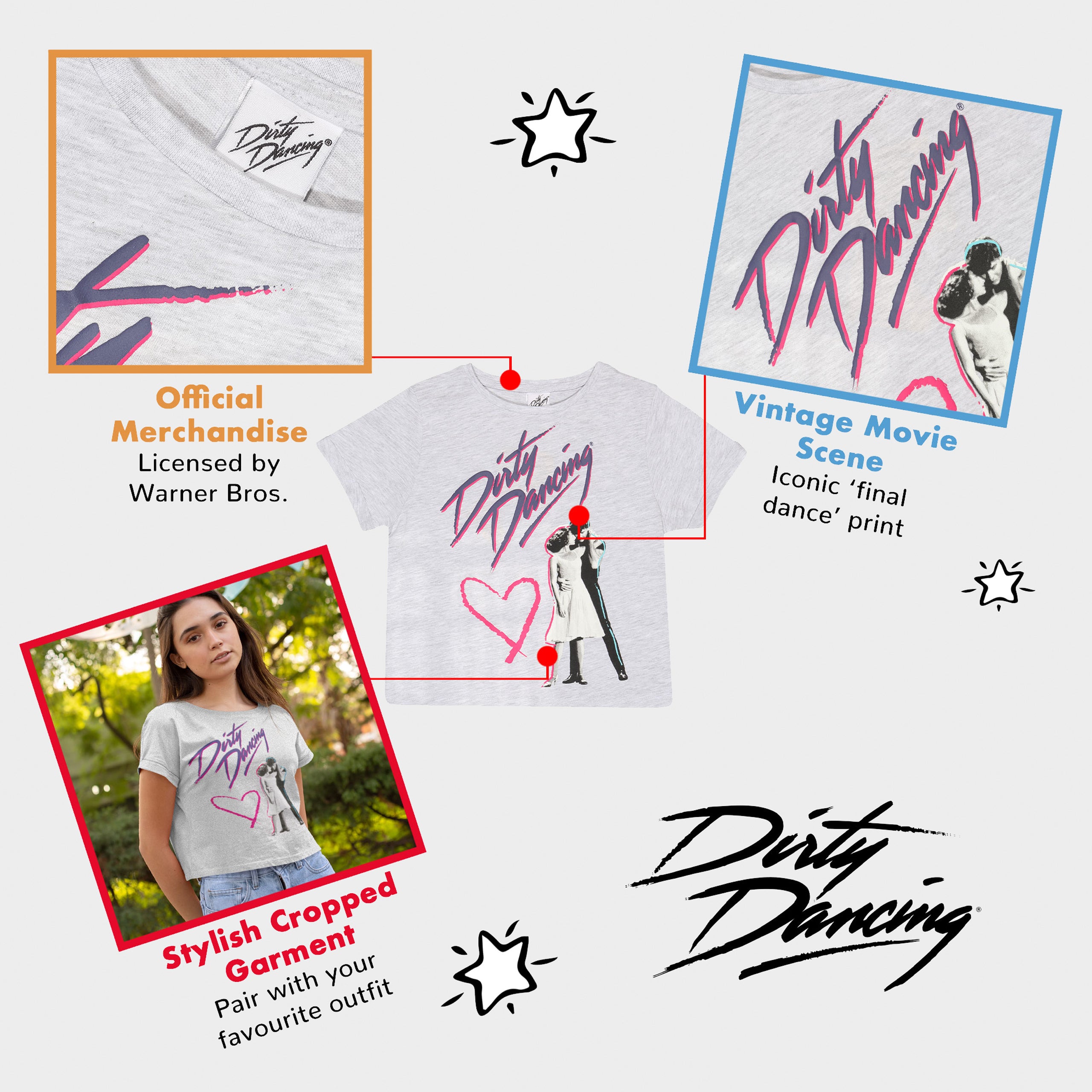 Dirty Dancing Girls Cropped T-Shirt