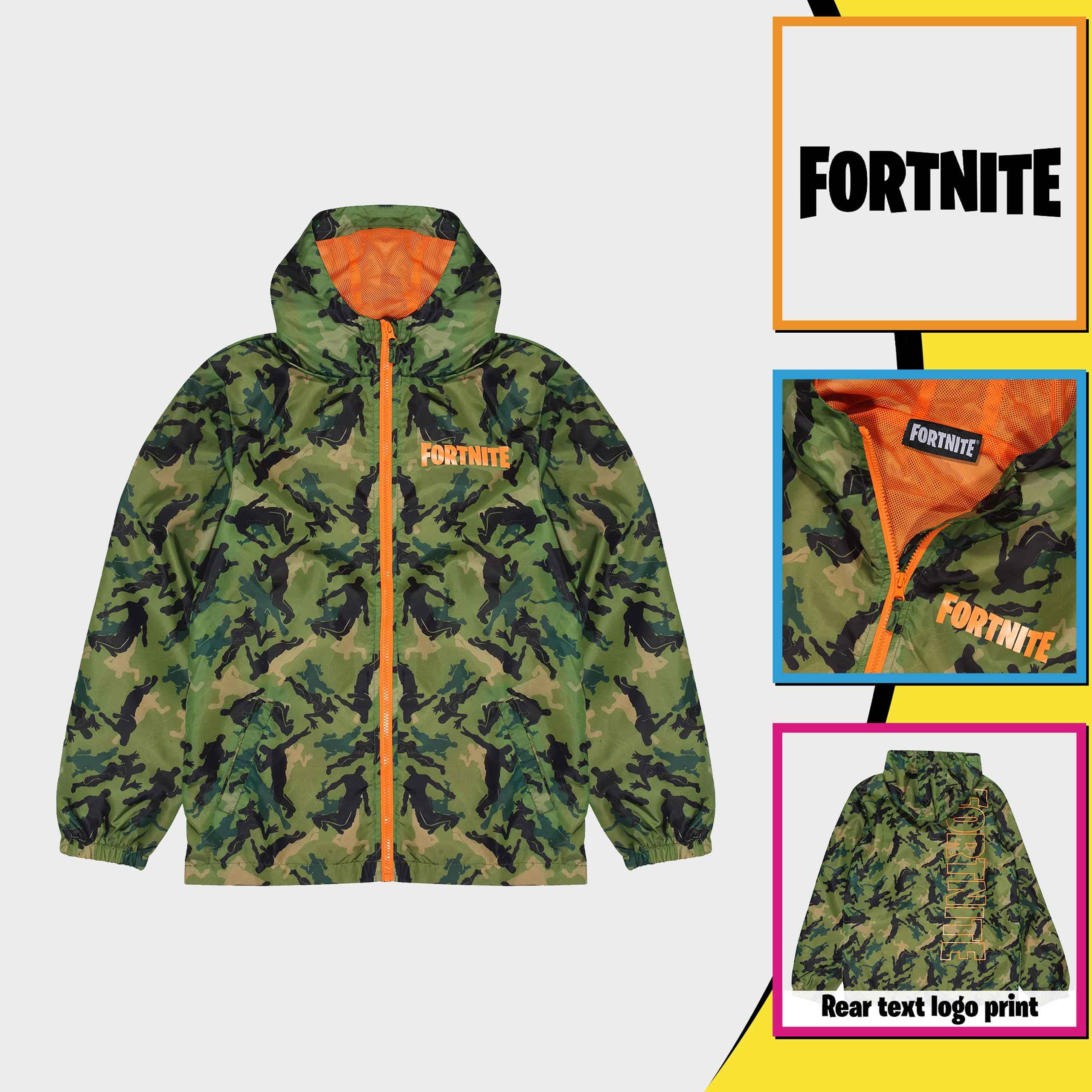 Fortnite Camo Dancing Emotes Rain Coat