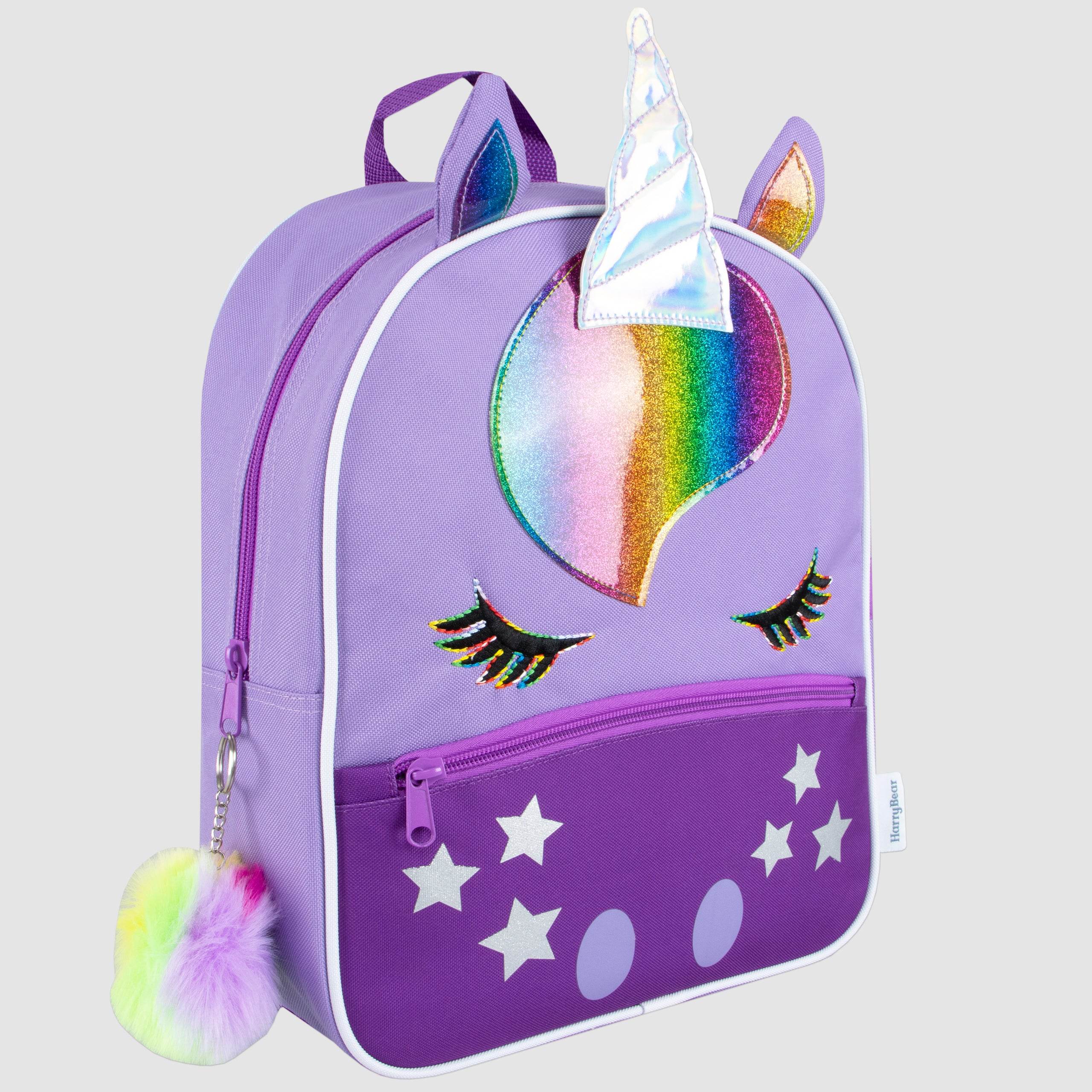 Harry Bear Unicorn Backpack With Pom-Pom Keyring - Character.com