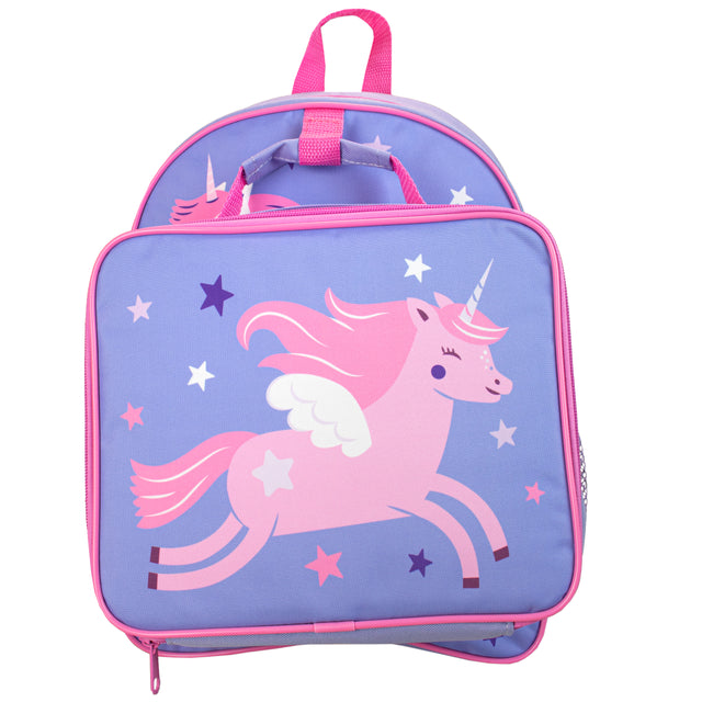 Harry Bear Unicorn Backpack and Lunchbag Set